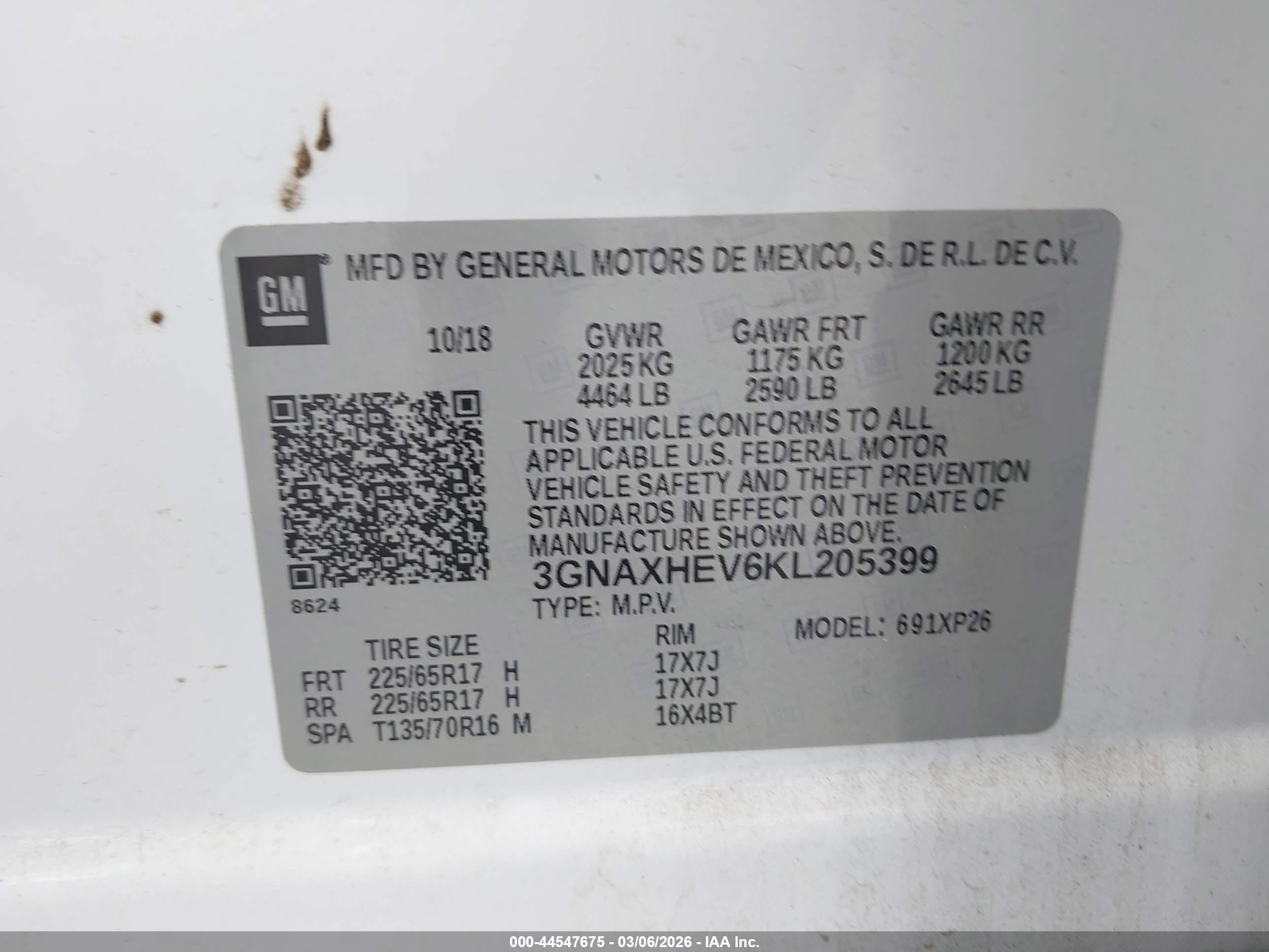 CHEVROLET EQUINOX image 9