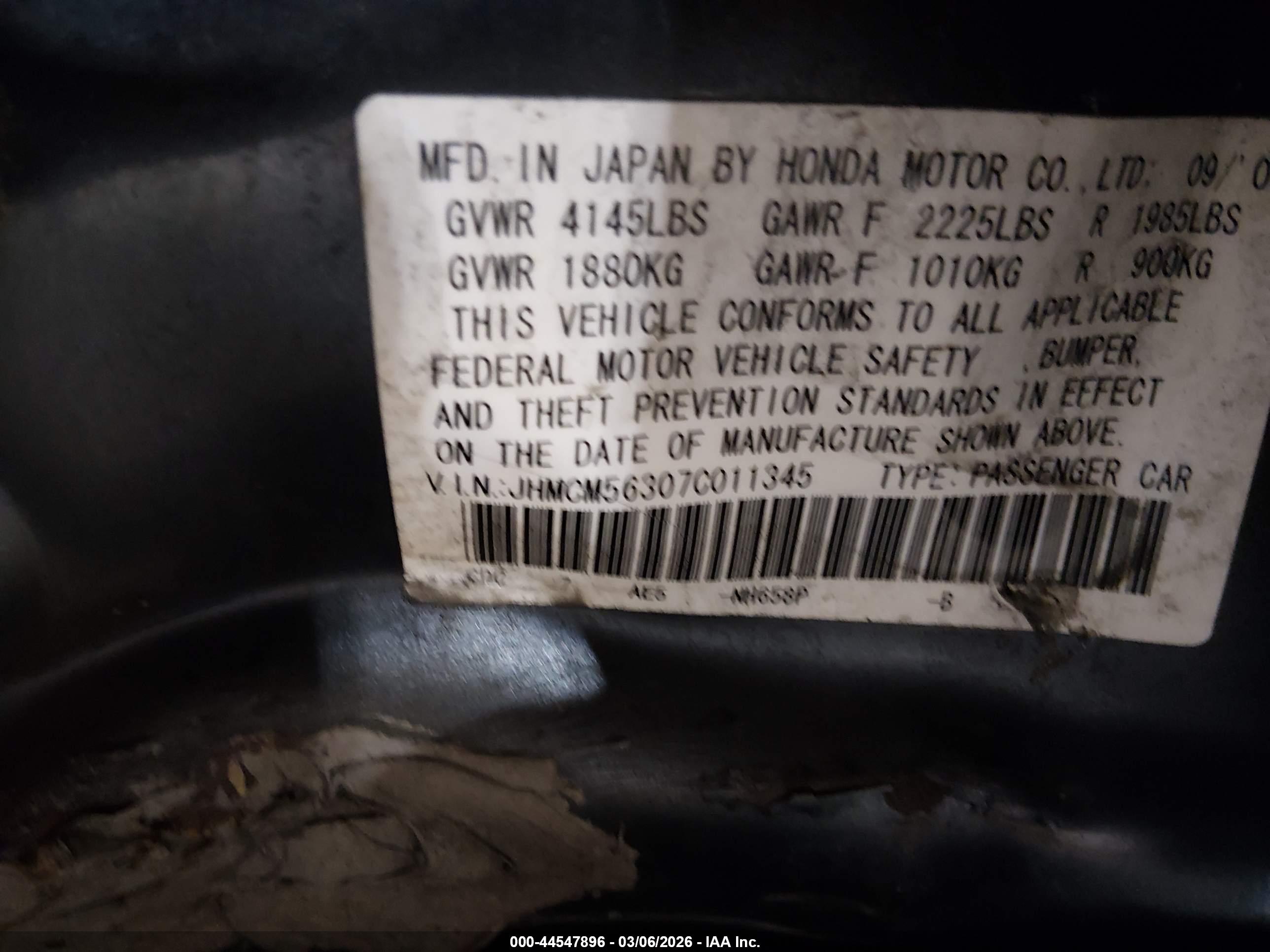 HONDA ACCORD image 9