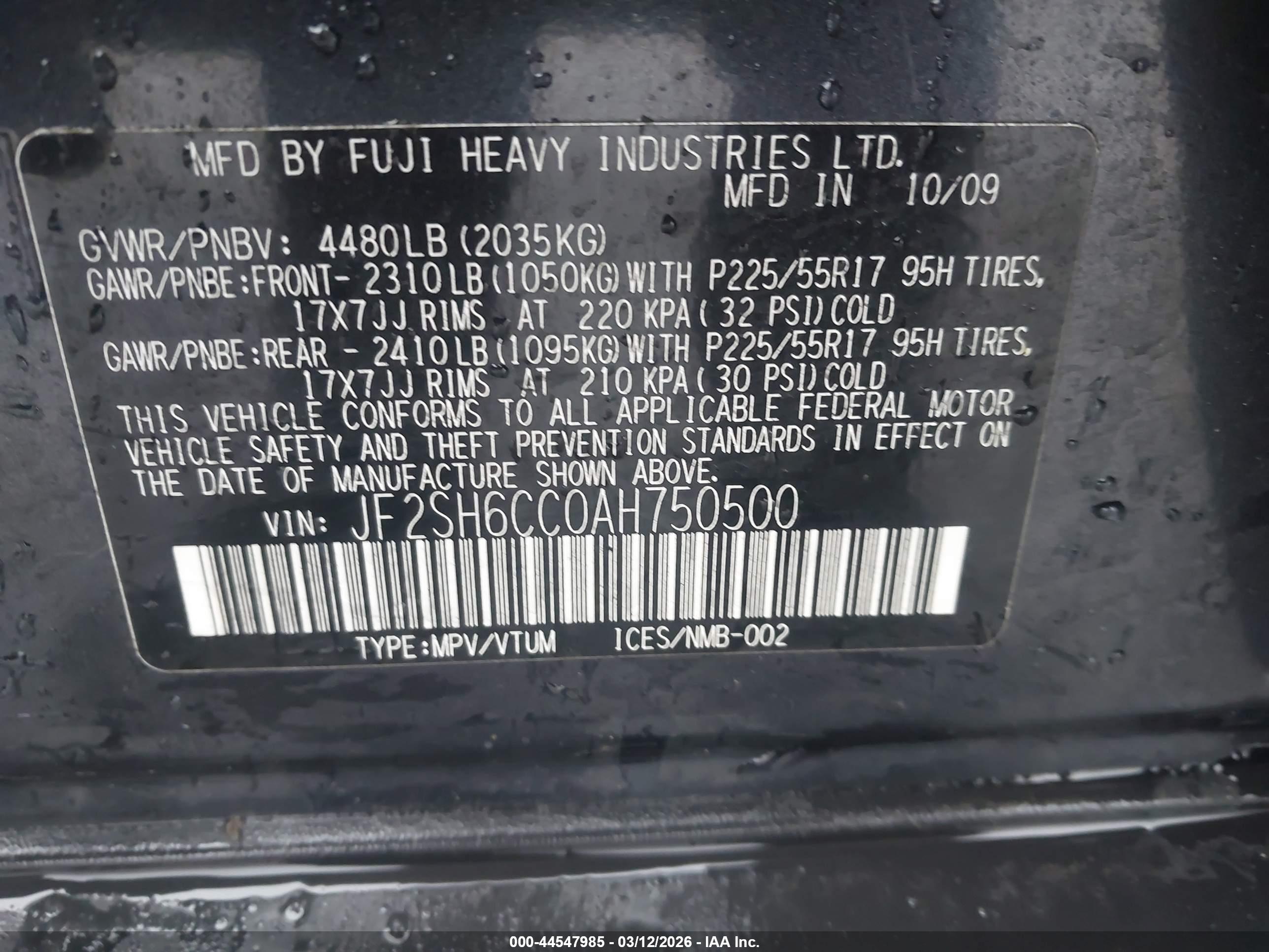 SUBARU FORESTER image 9