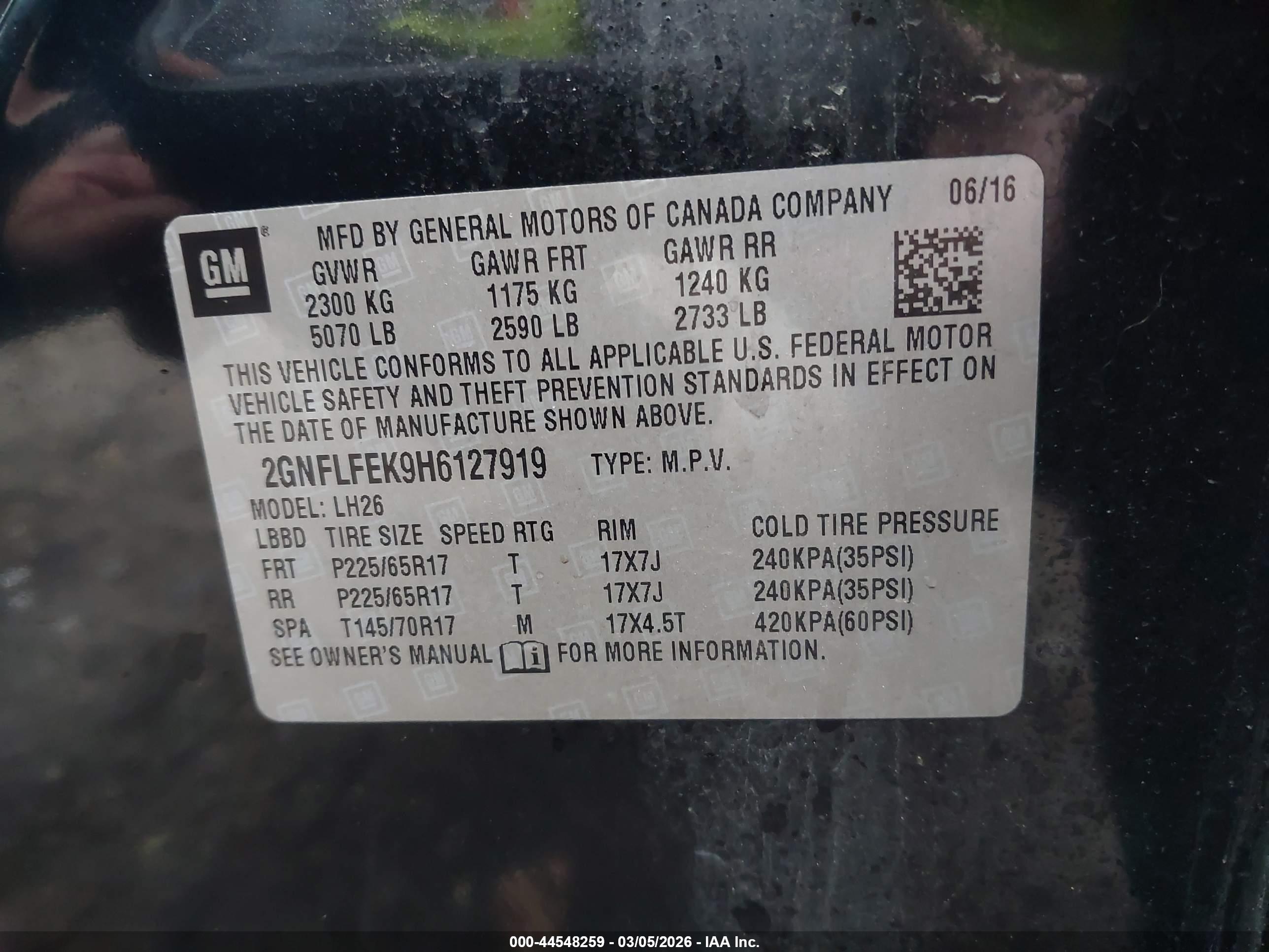 CHEVROLET EQUINOX image 9
