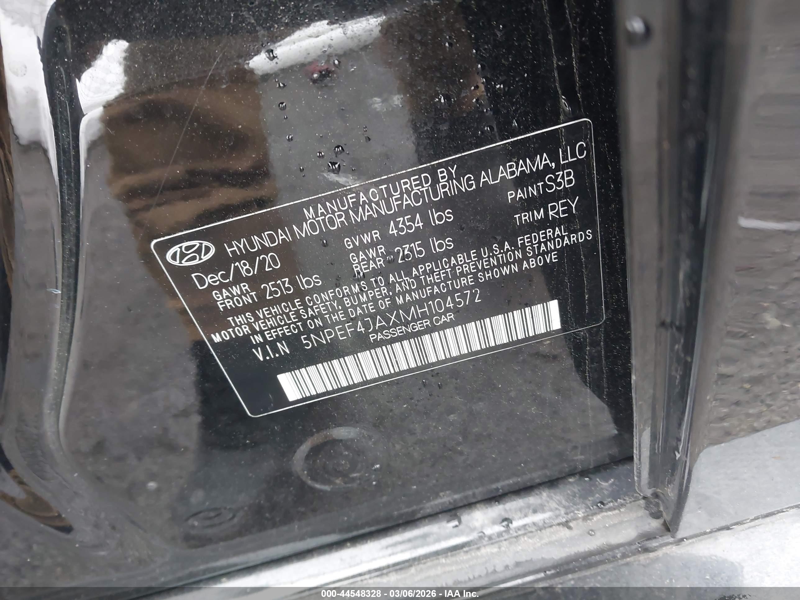 HYUNDAI SONATA image 9