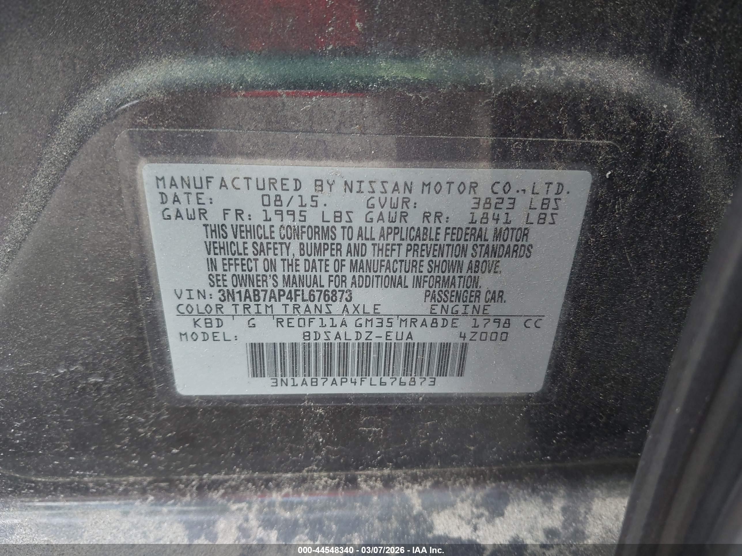 NISSAN SENTRA image 9