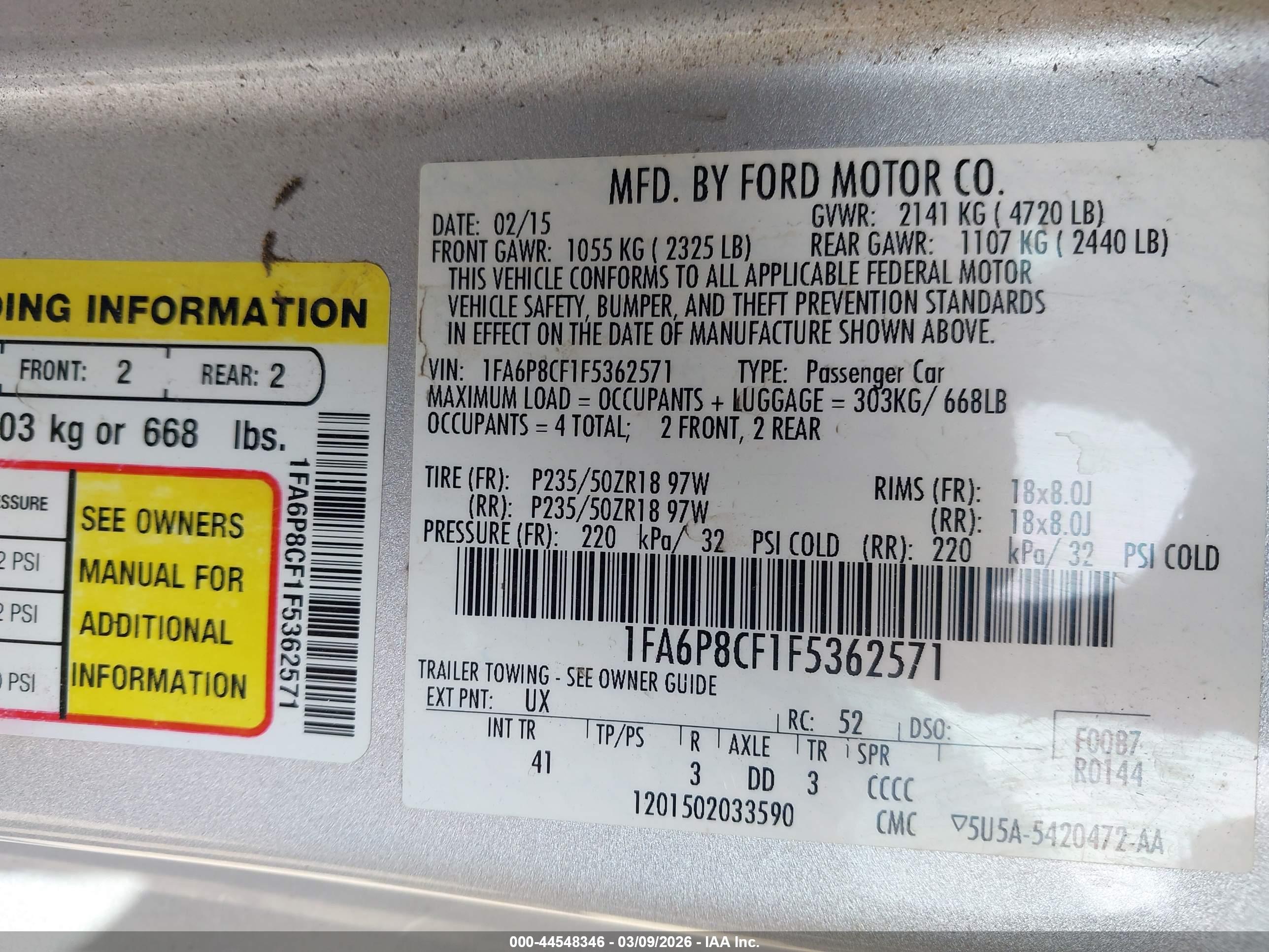 FORD MUSTANG image 9
