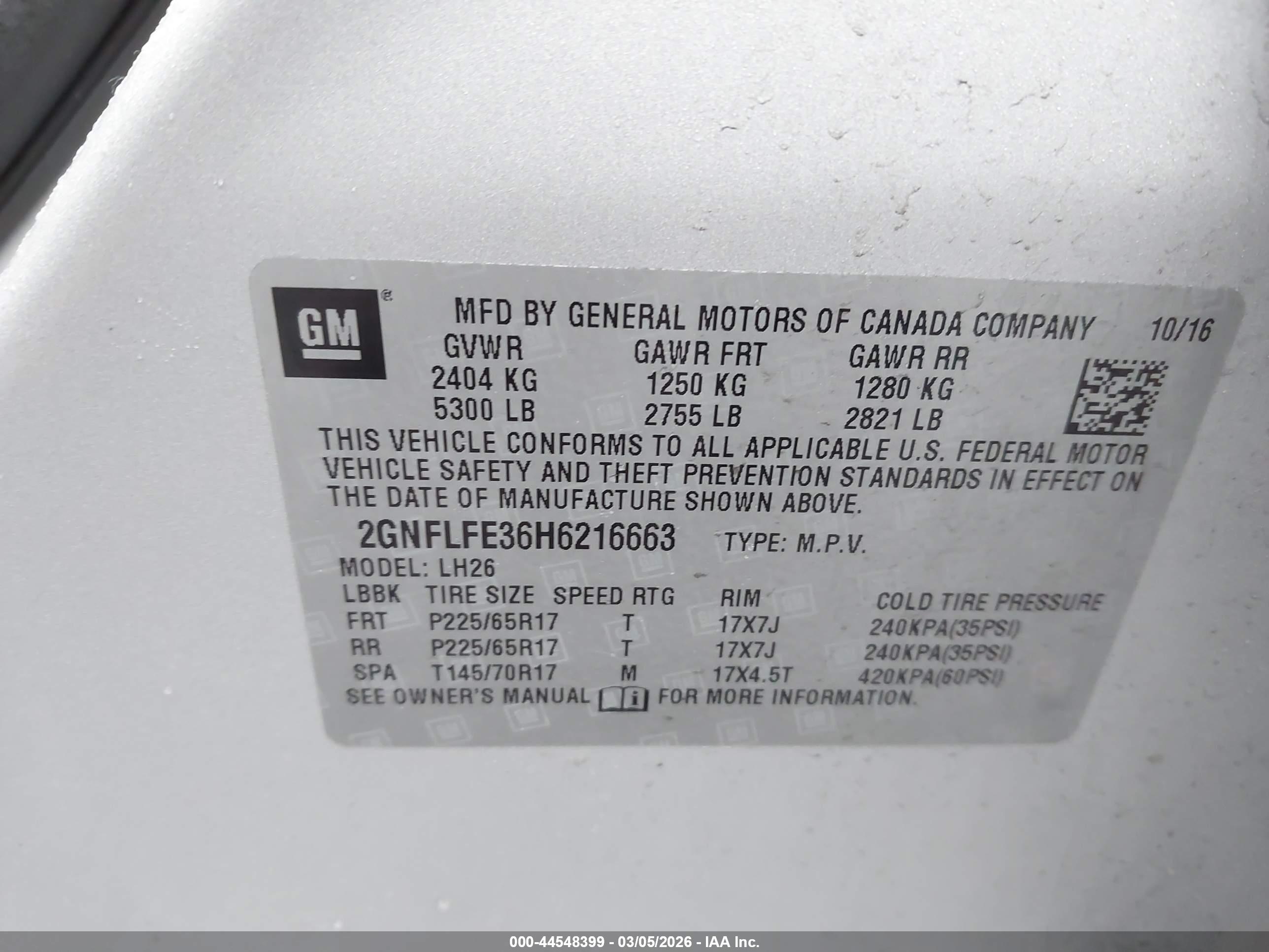 CHEVROLET EQUINOX image 9