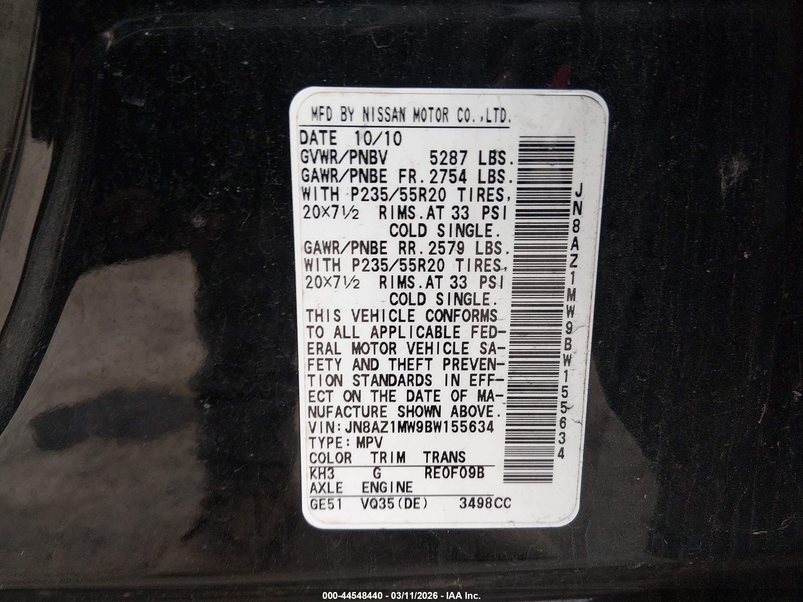 NISSAN MURANO image 9