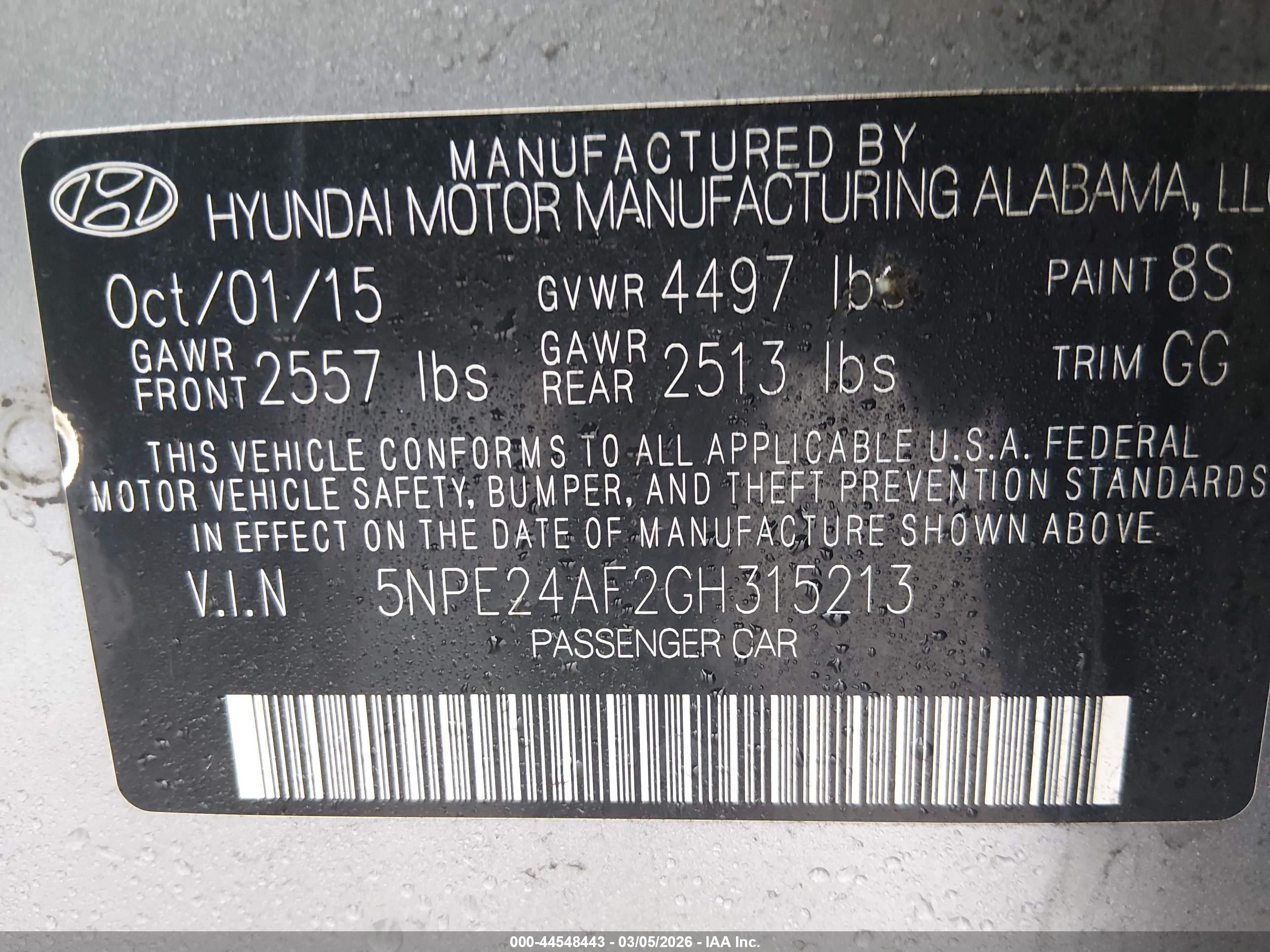 HYUNDAI SONATA image 9
