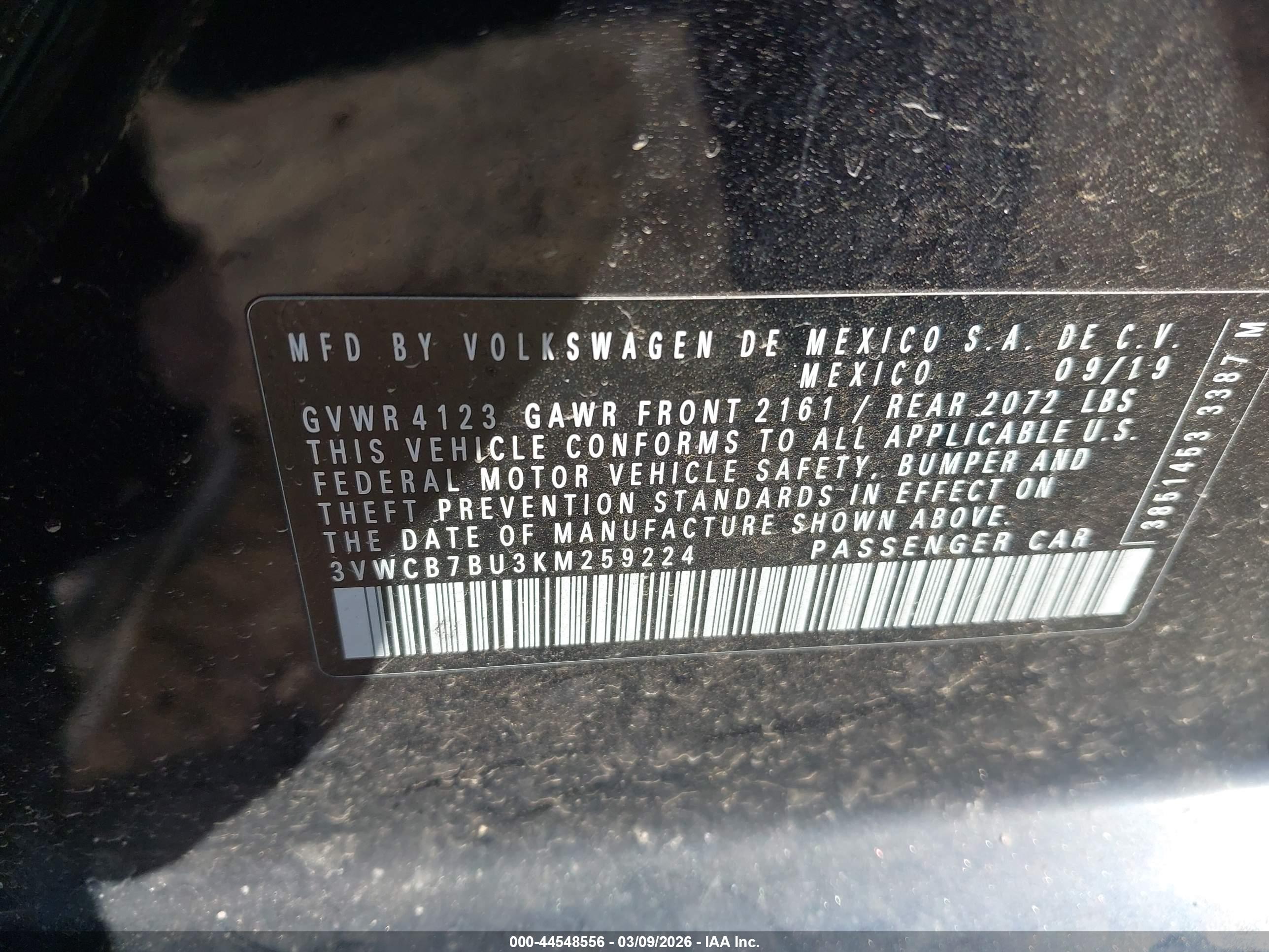 VOLKSWAGEN JETTA image 9