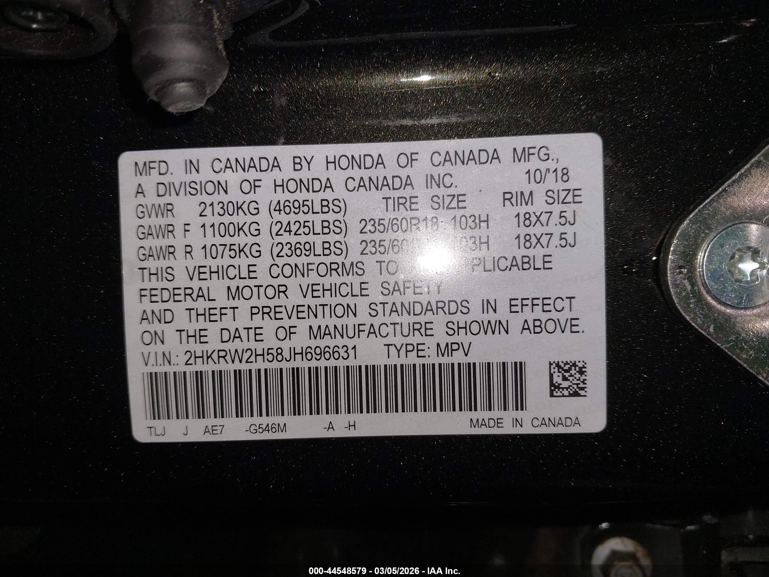 HONDA CR-V image 9