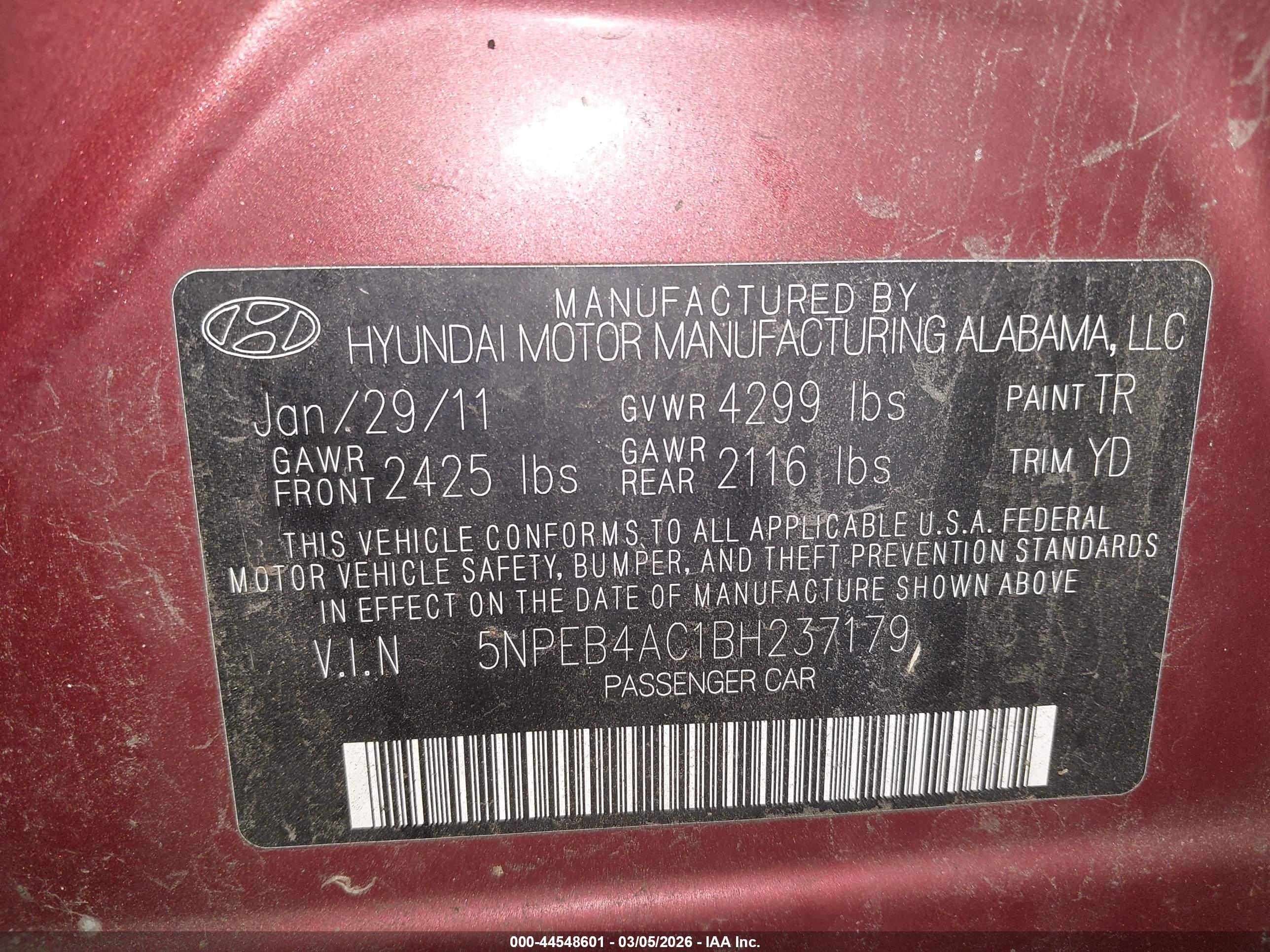 HYUNDAI SONATA image 9
