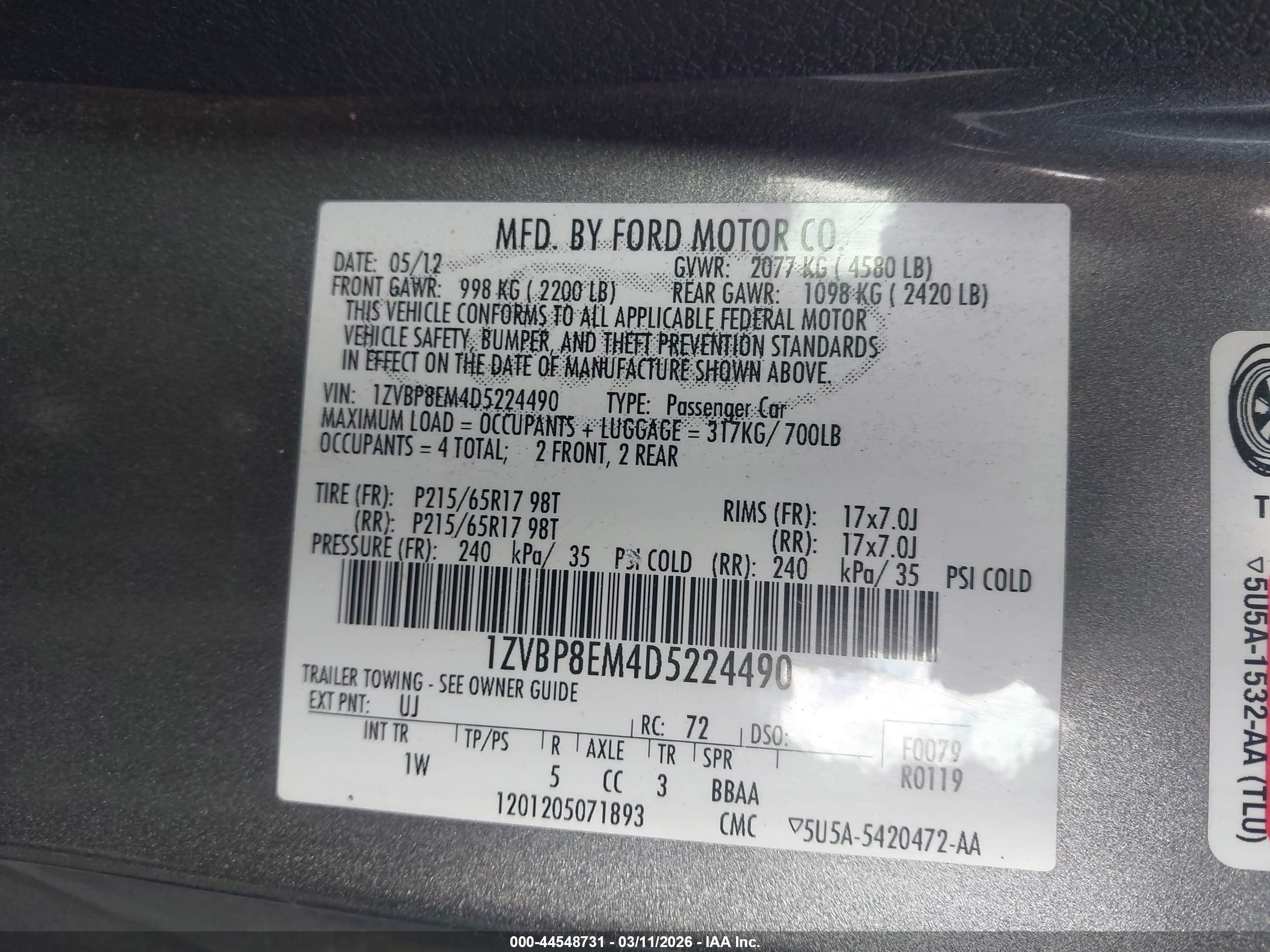 FORD MUSTANG image 9