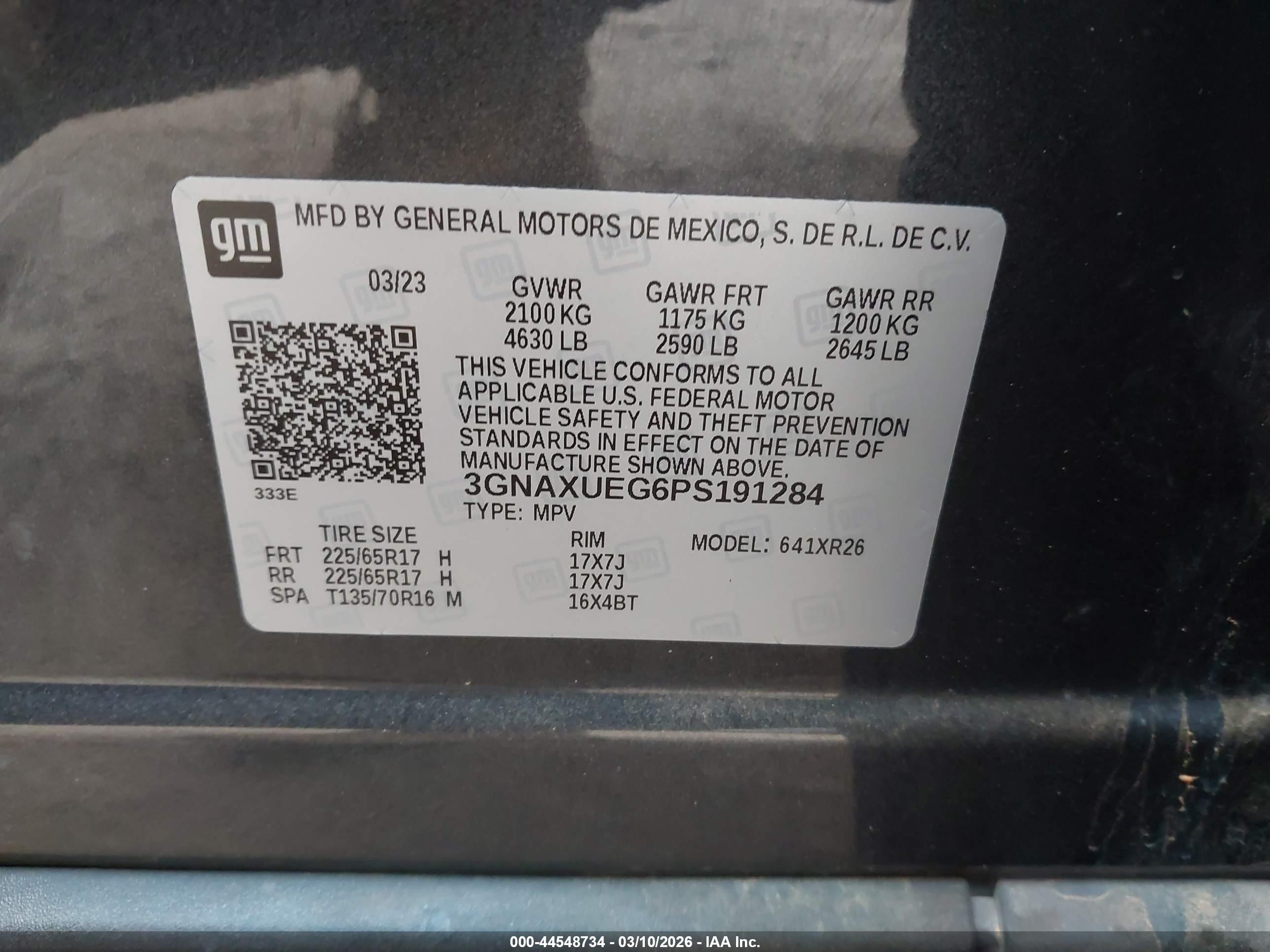 CHEVROLET EQUINOX image 9
