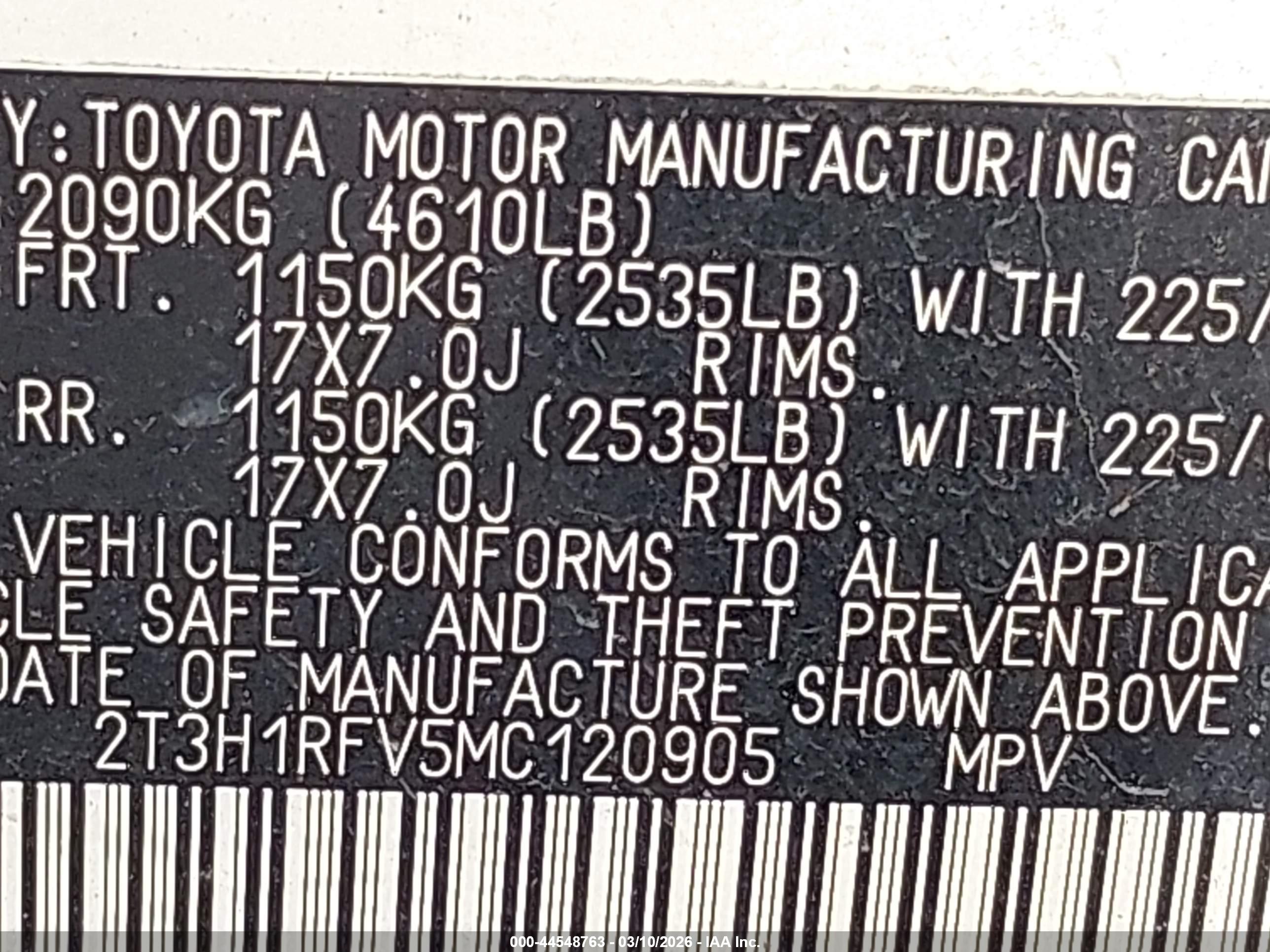 TOYOTA RAV4 image 9