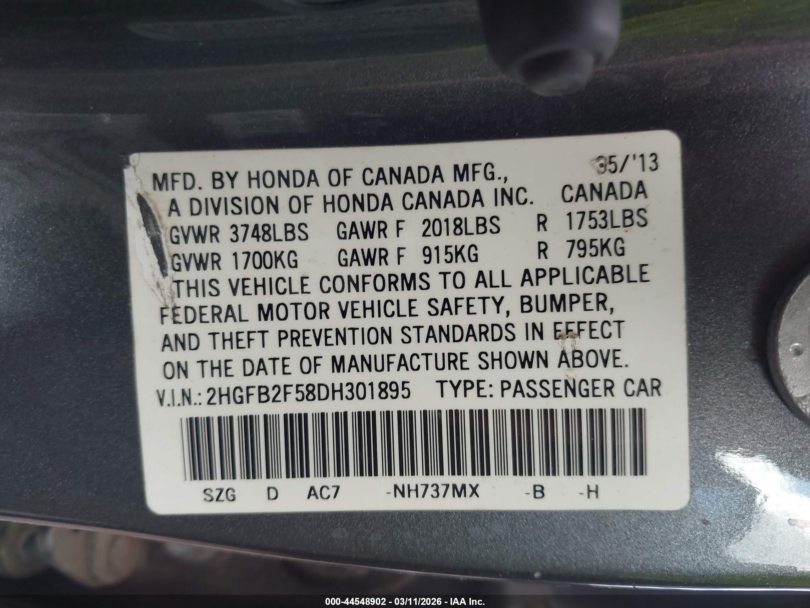 HONDA CIVIC image 9