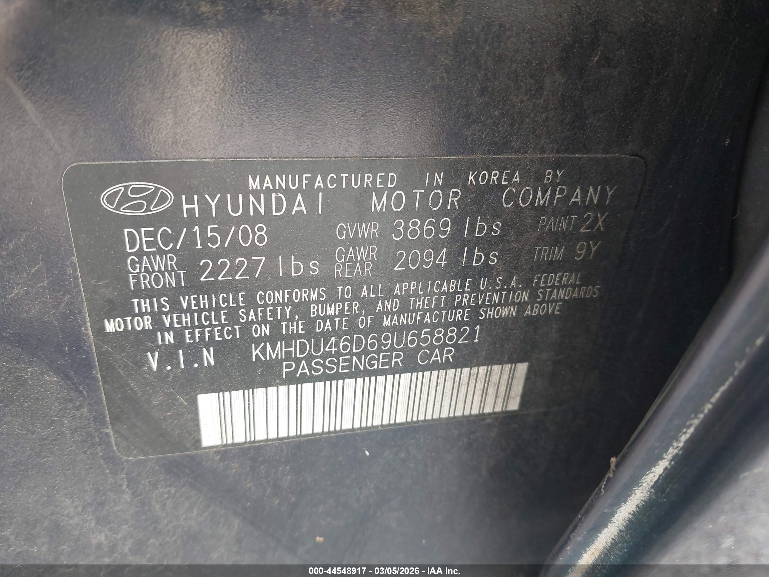 HYUNDAI ELANTRA image 9
