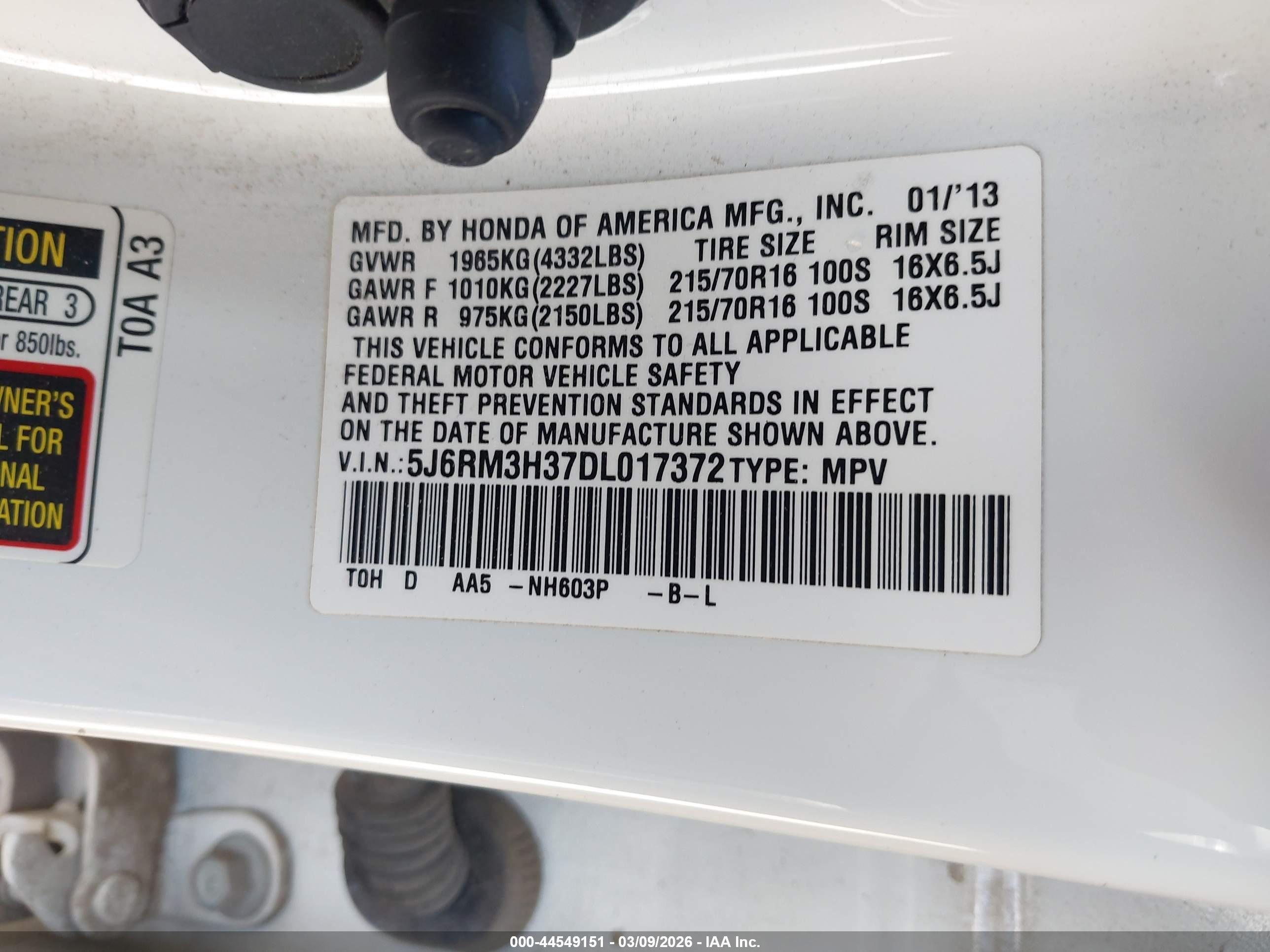 HONDA CR-V image 9