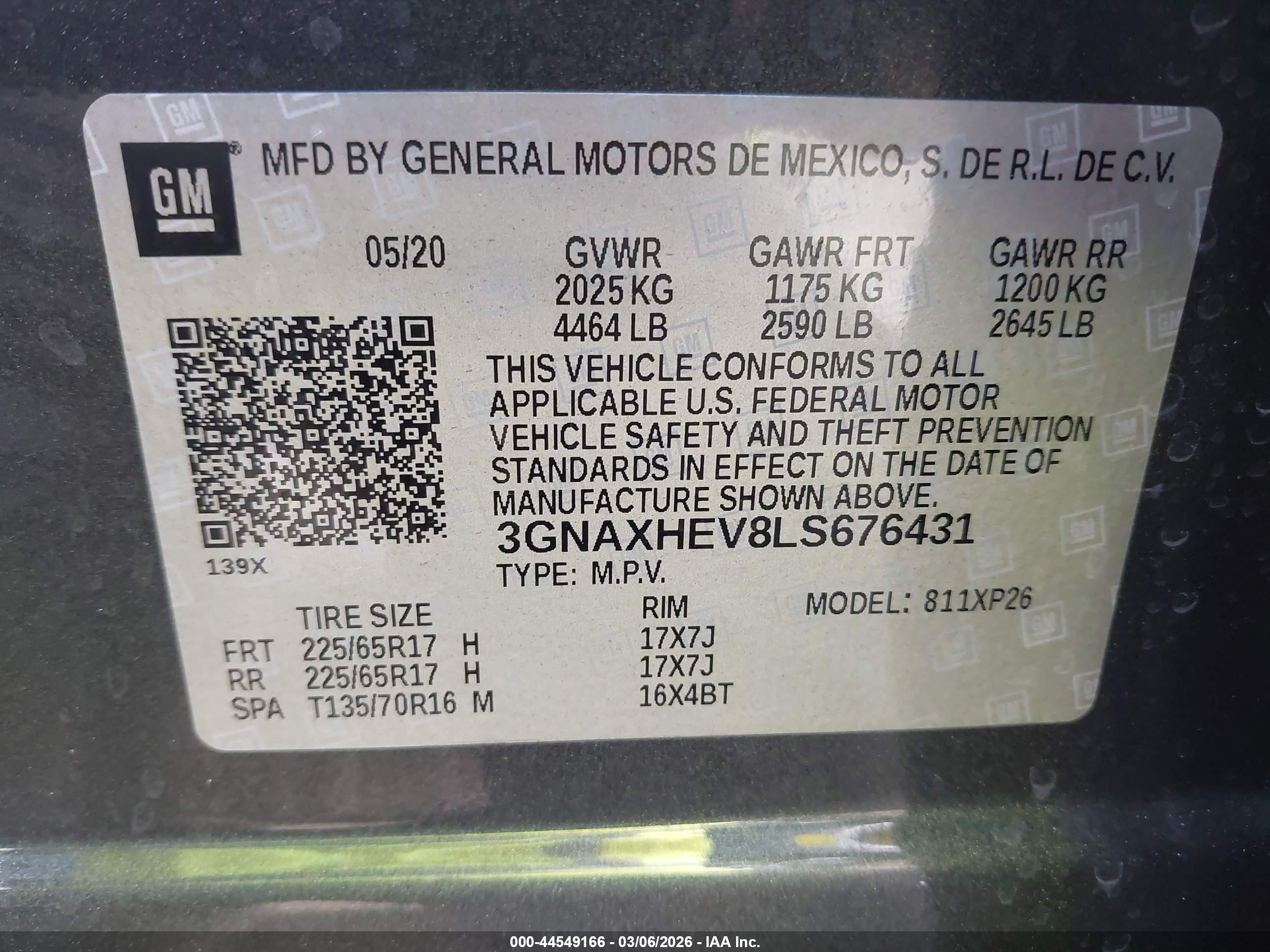 CHEVROLET EQUINOX image 9