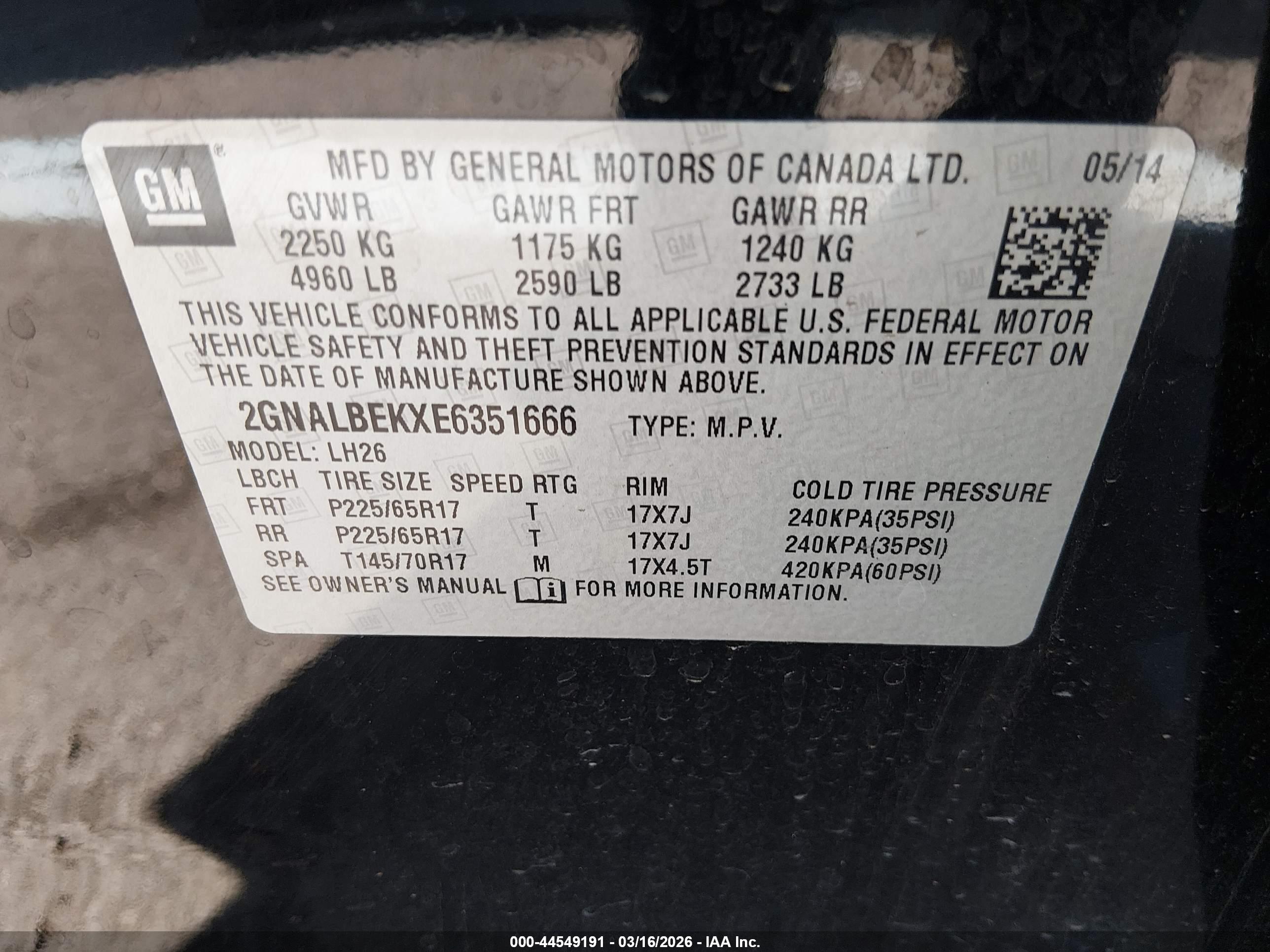 CHEVROLET EQUINOX image 9