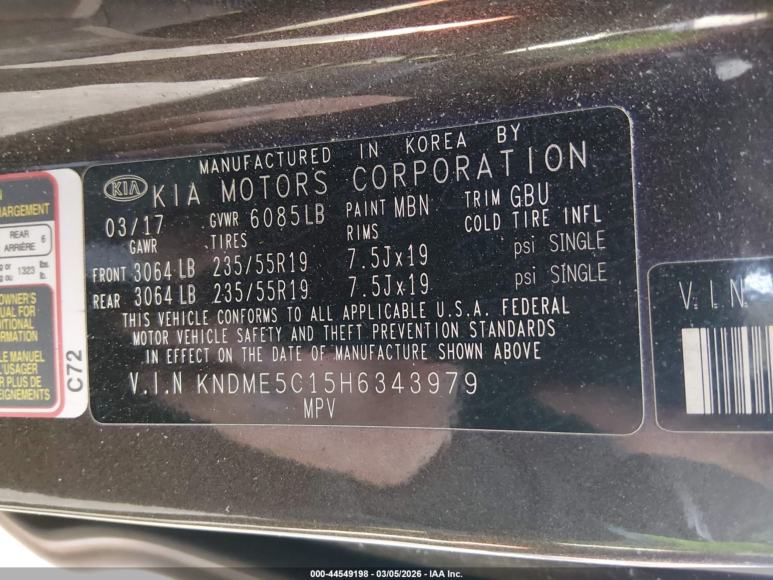 KIA SEDONA image 9