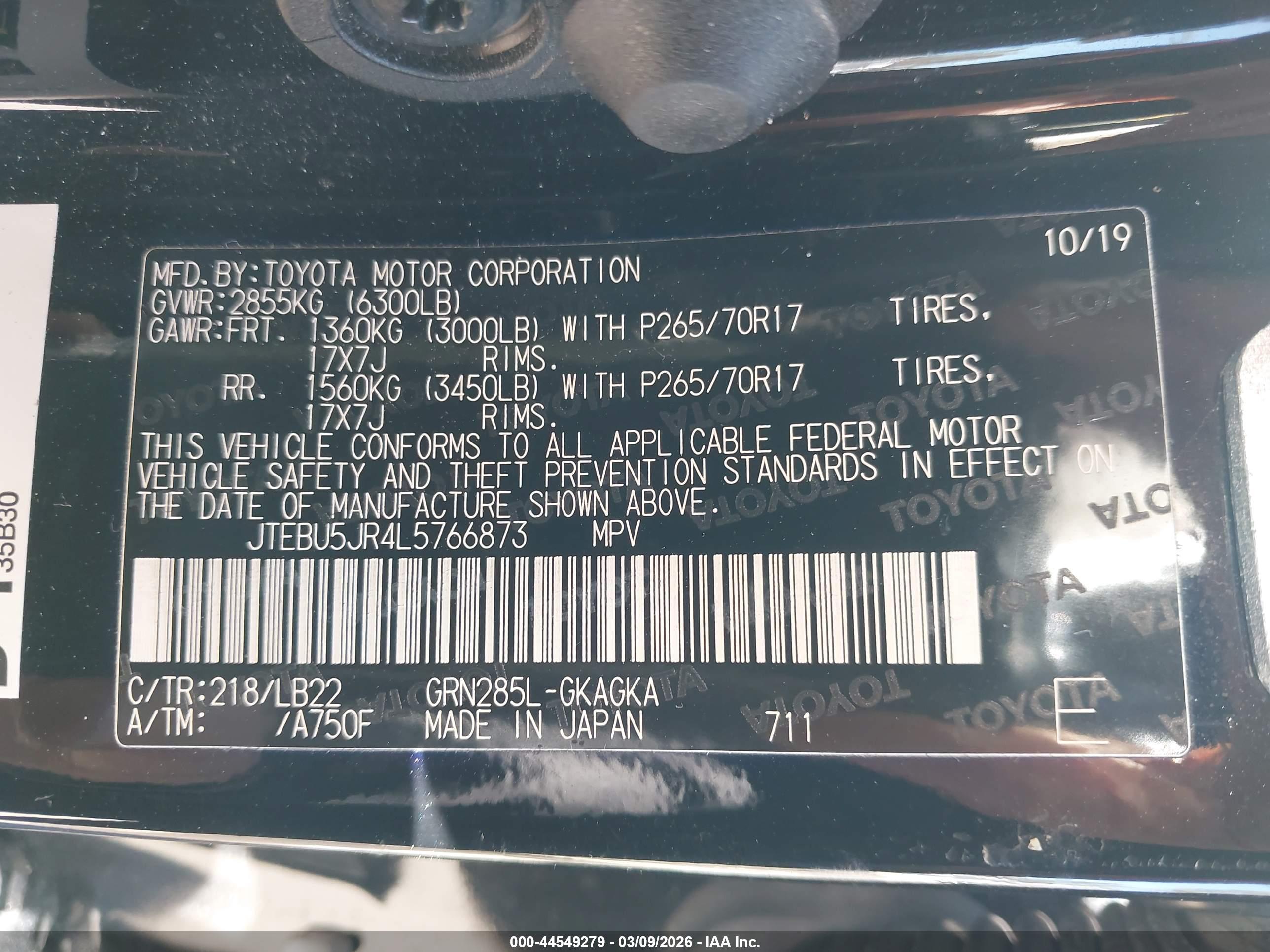 TOYOTA 4RUNNER image 9