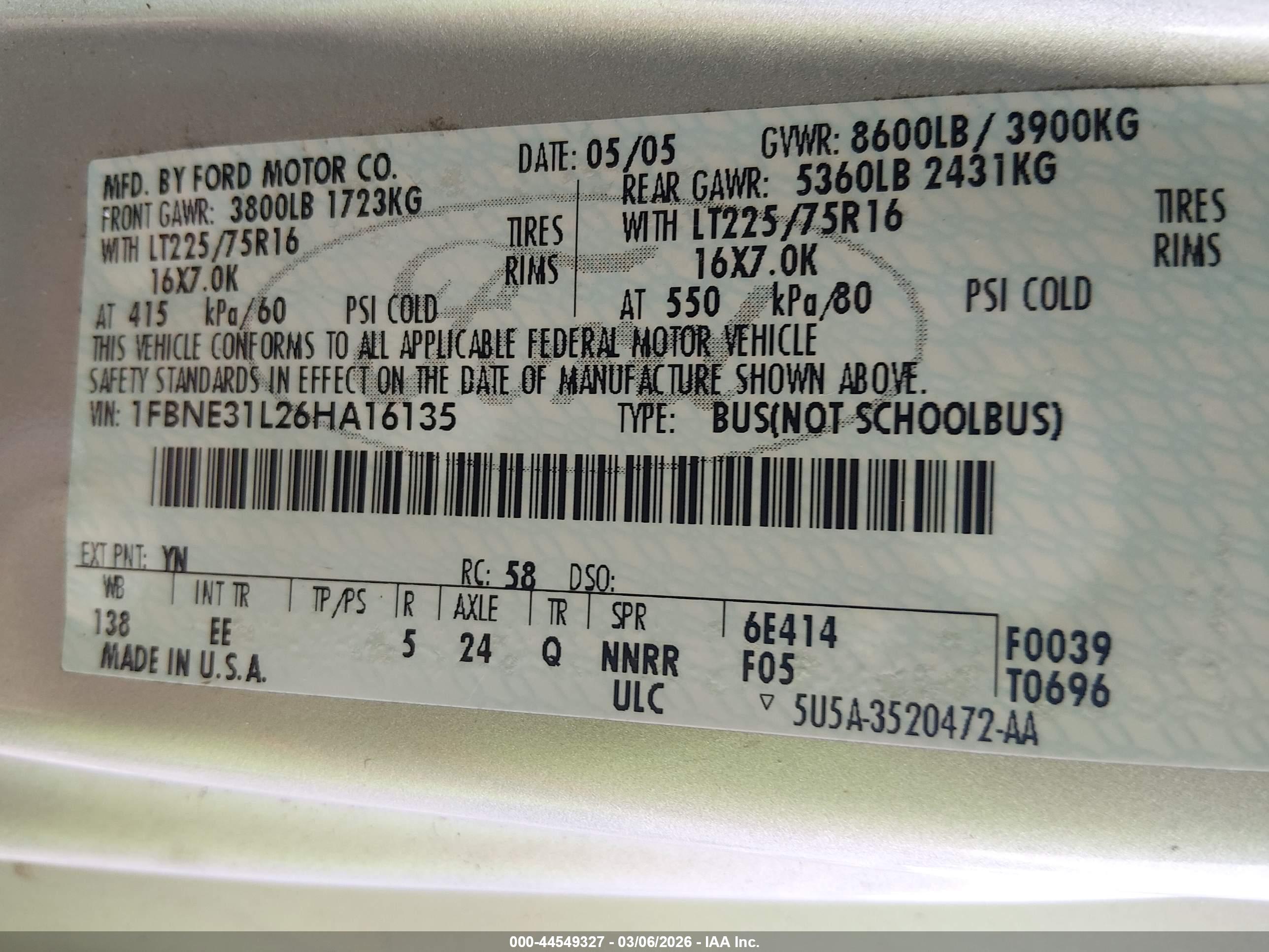 FORD E-350 image 9