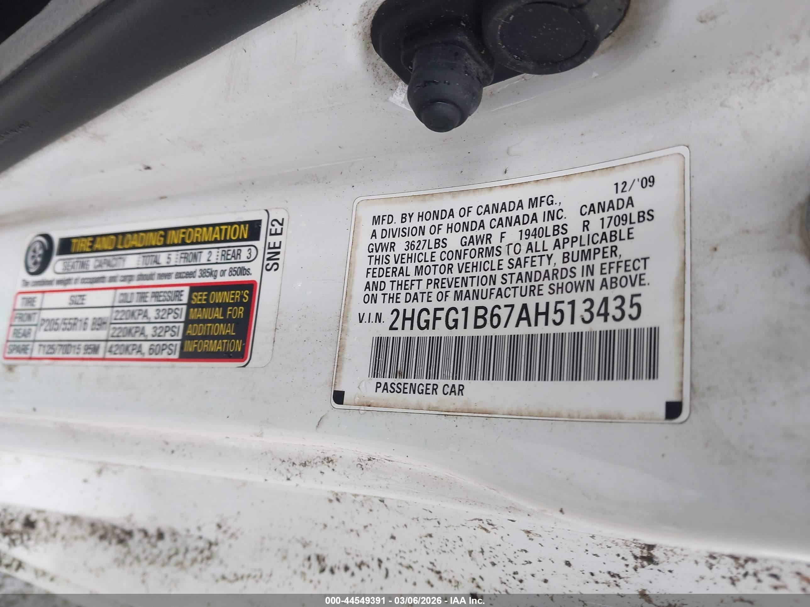 HONDA CIVIC image 9