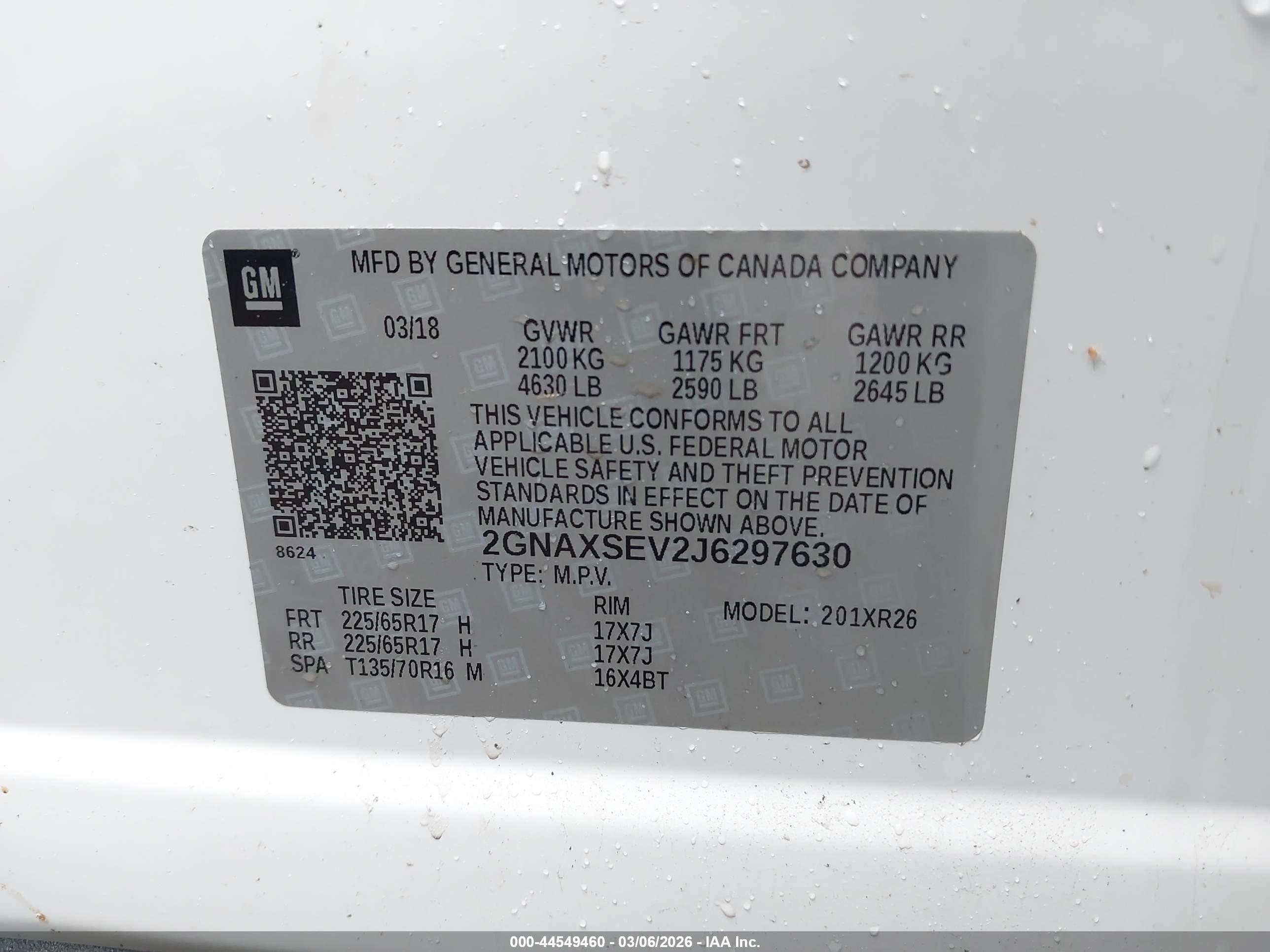 CHEVROLET EQUINOX image 9