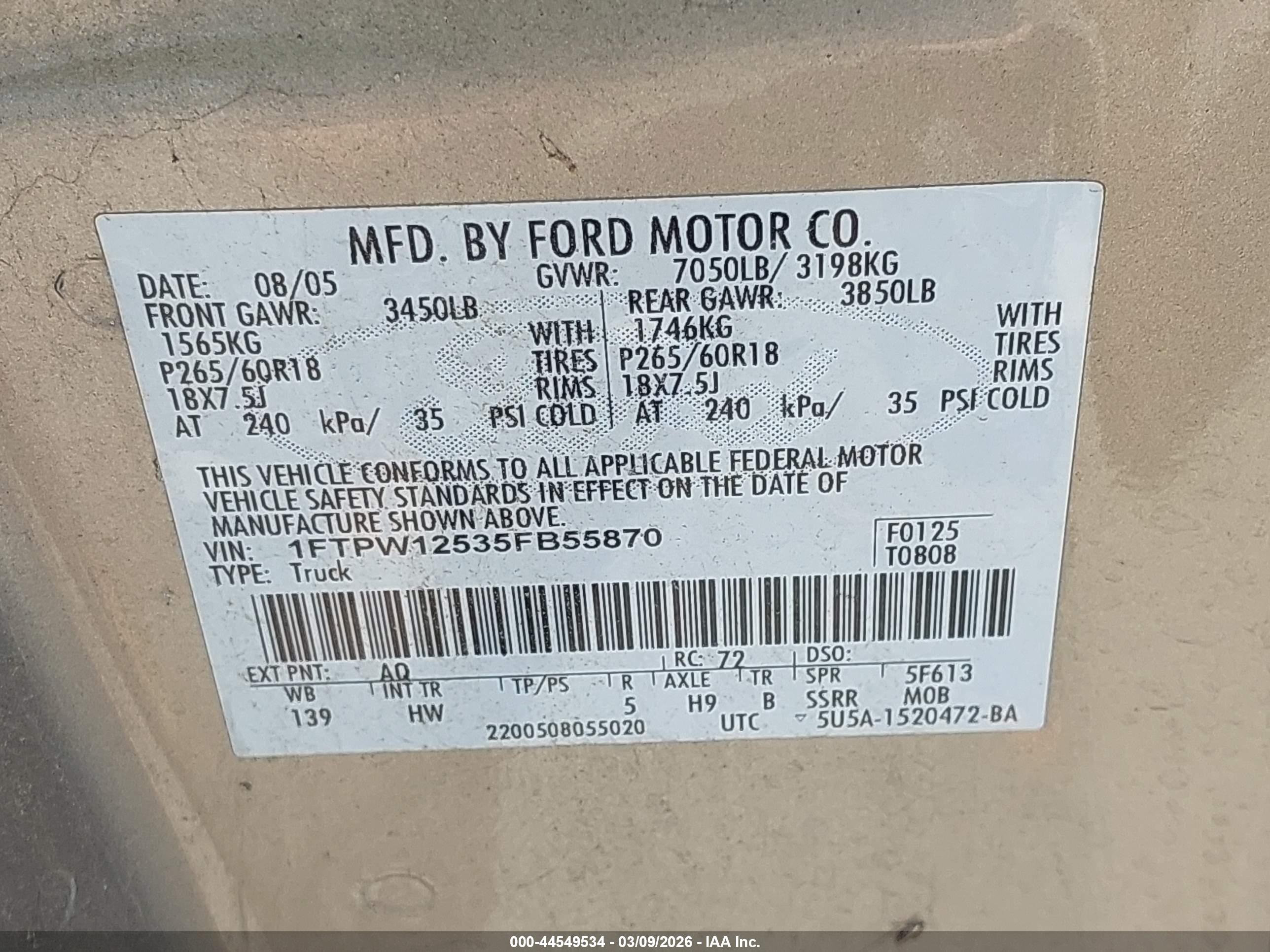 FORD F-150 image 9