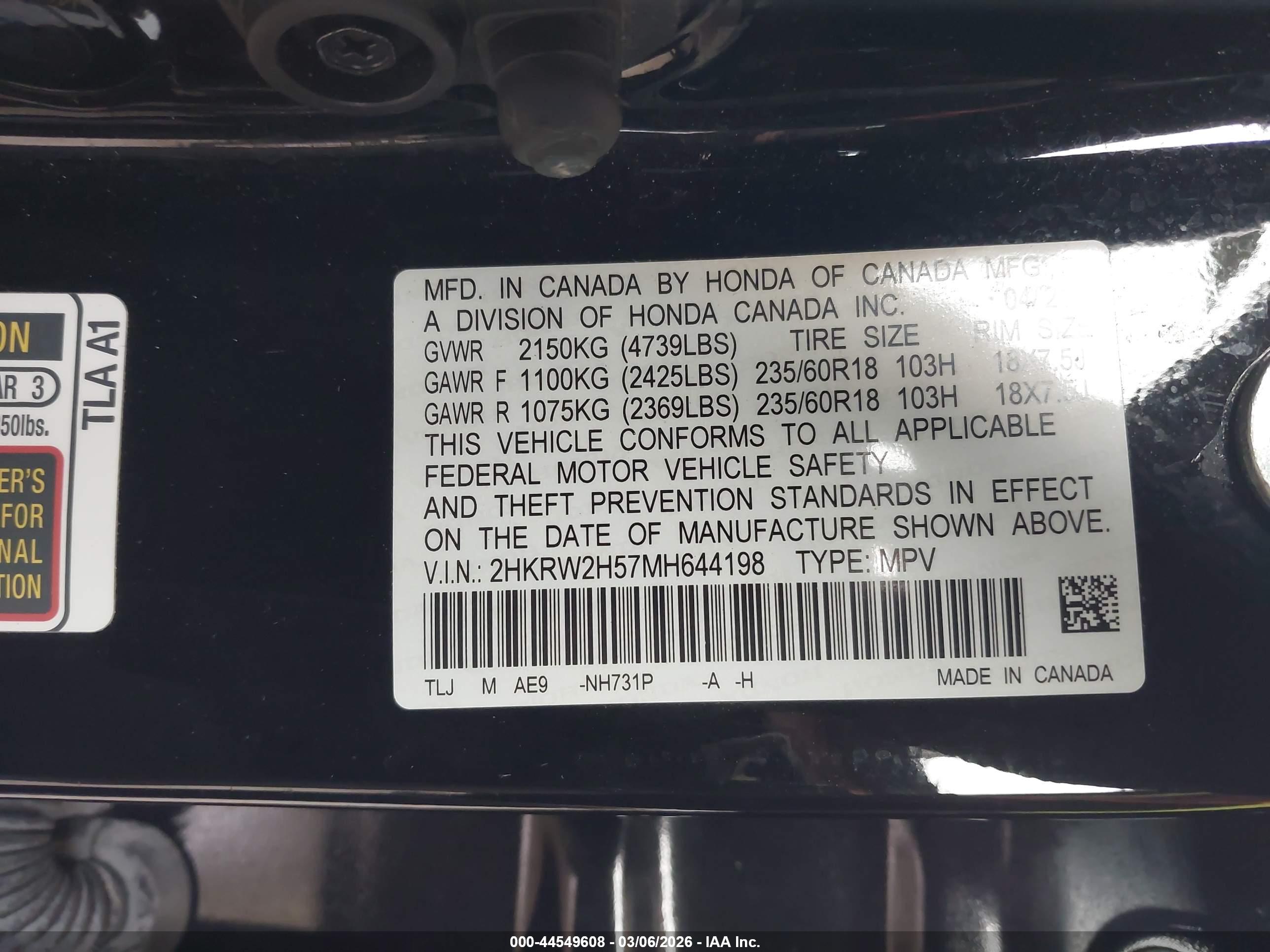 HONDA CR-V image 9