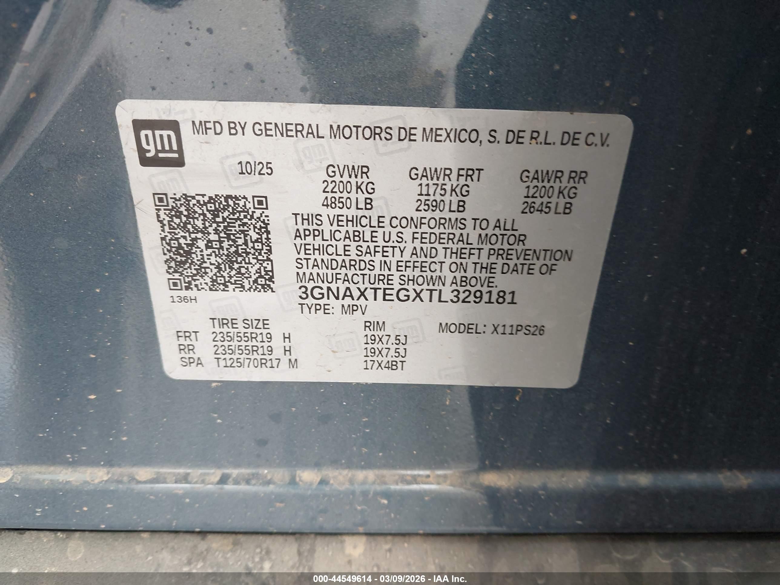 CHEVROLET EQUINOX image 9