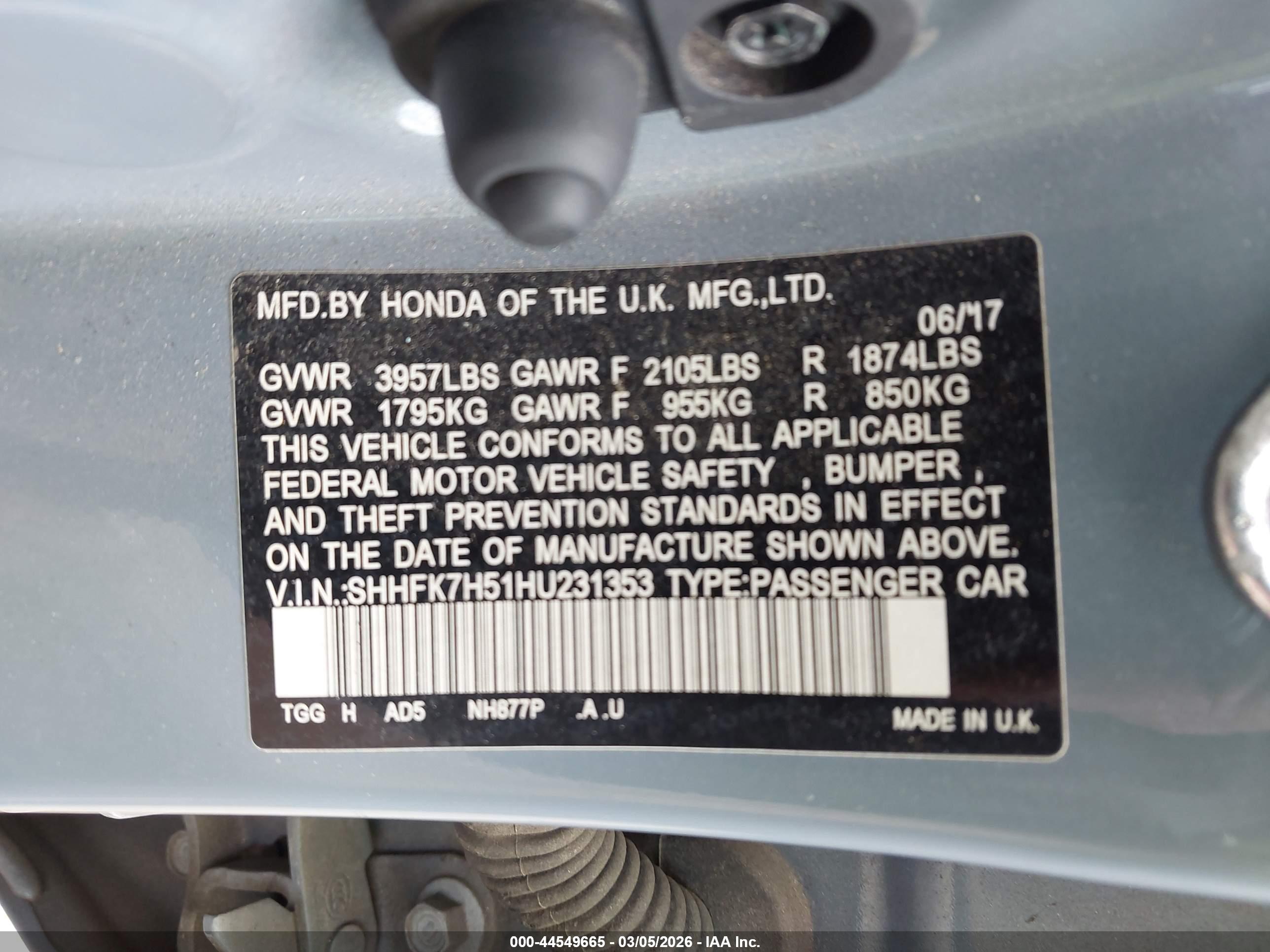 HONDA CIVIC image 9