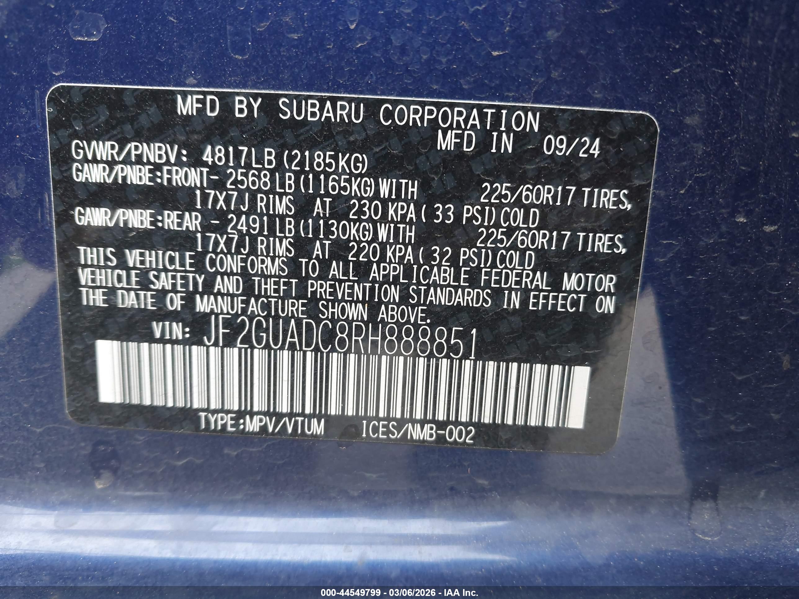SUBARU CROSSTREK image 9