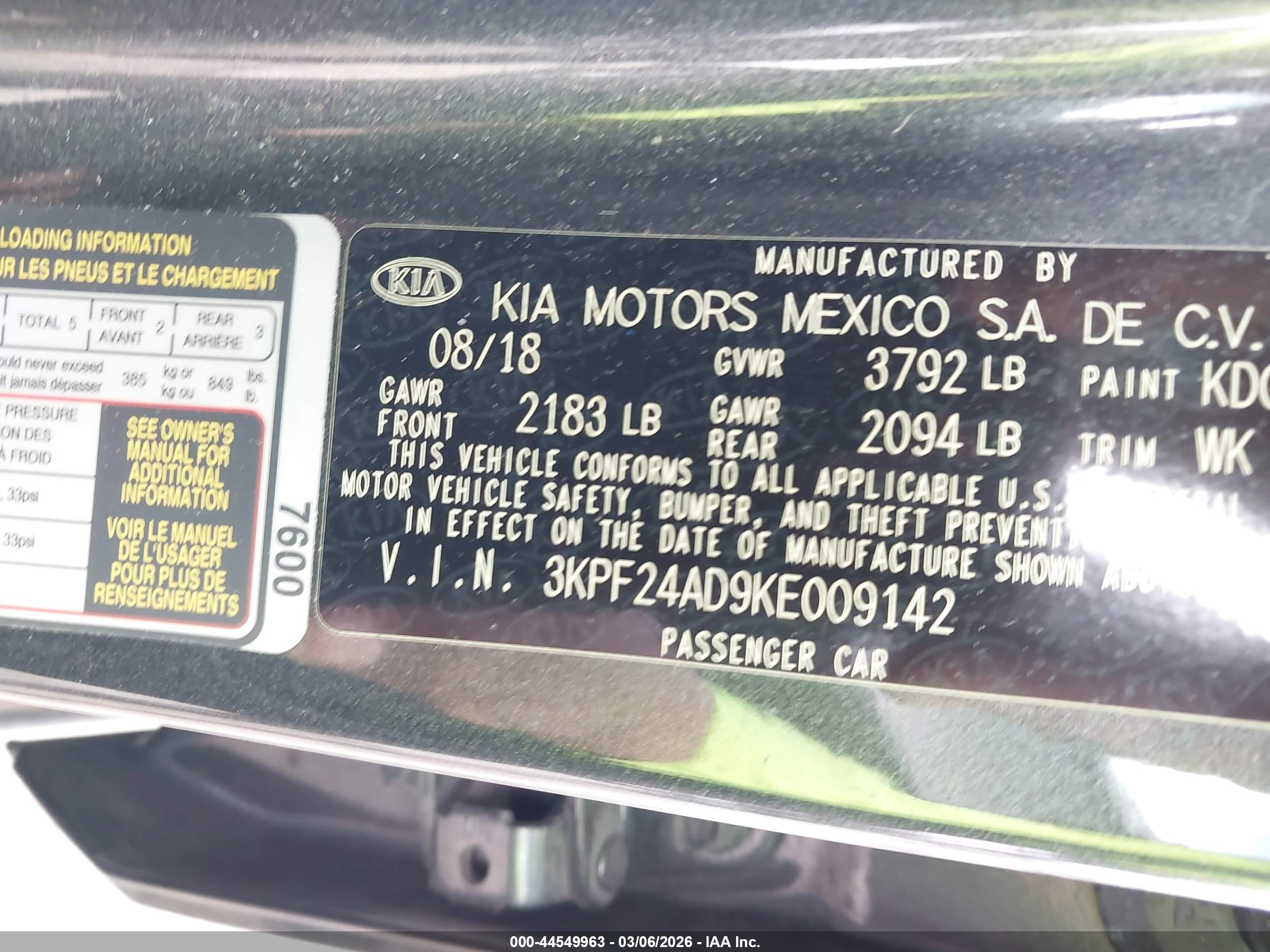 KIA FORTE image 9
