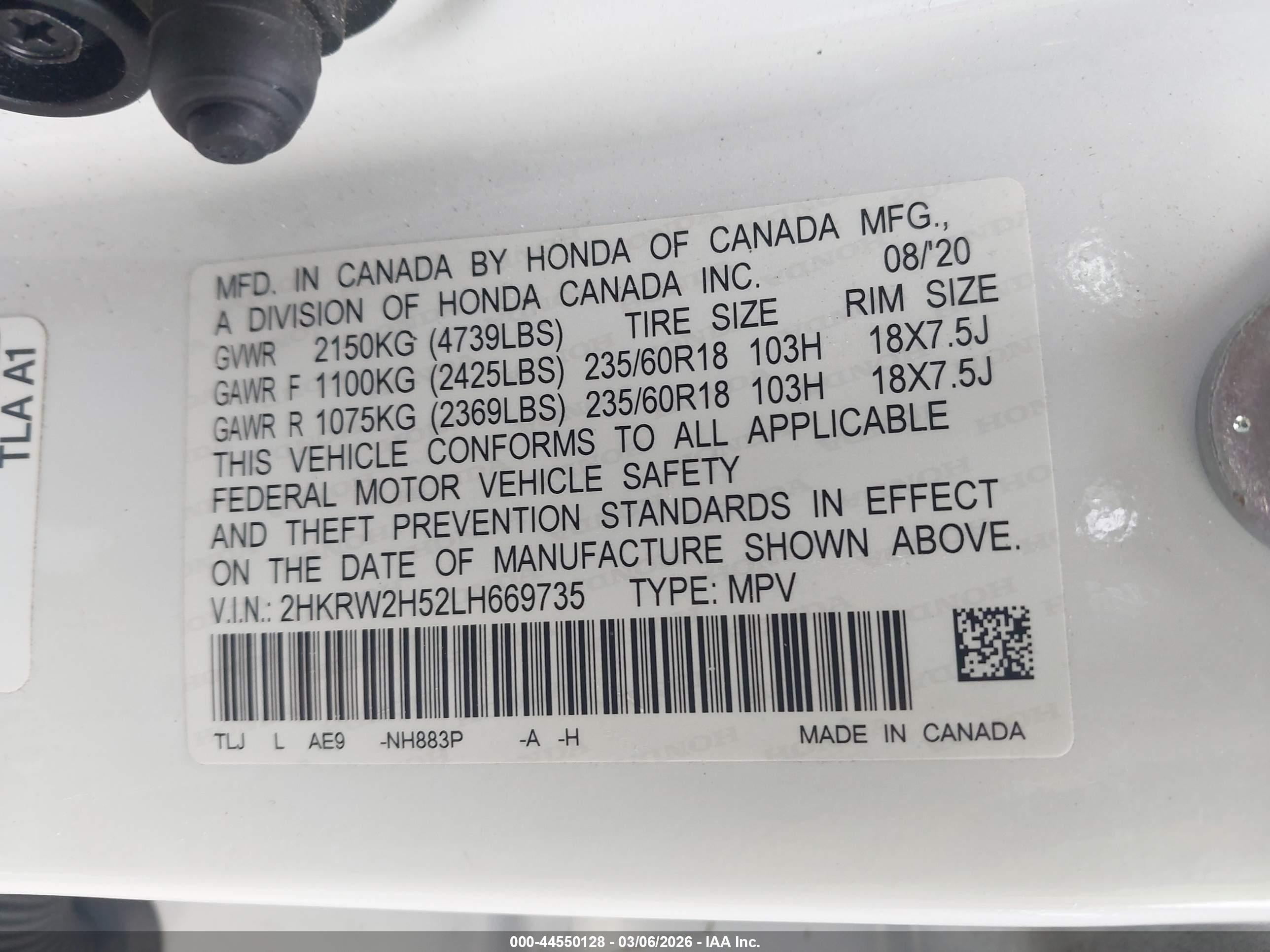 HONDA CR-V image 9