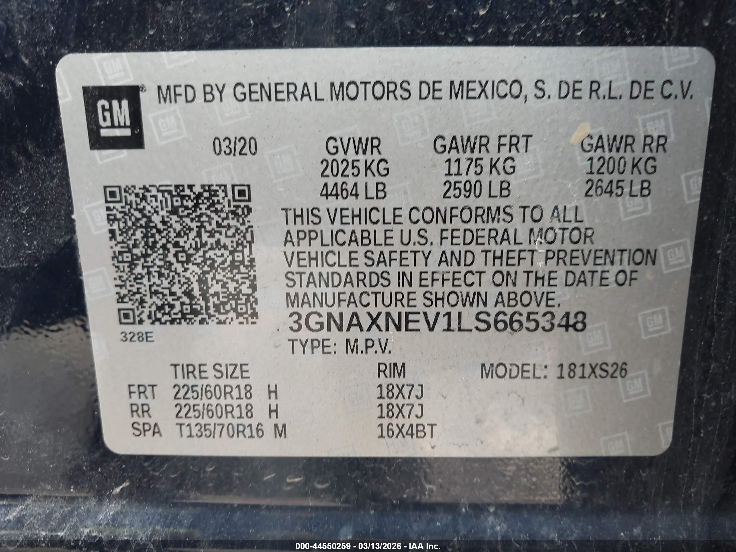 CHEVROLET EQUINOX image 9