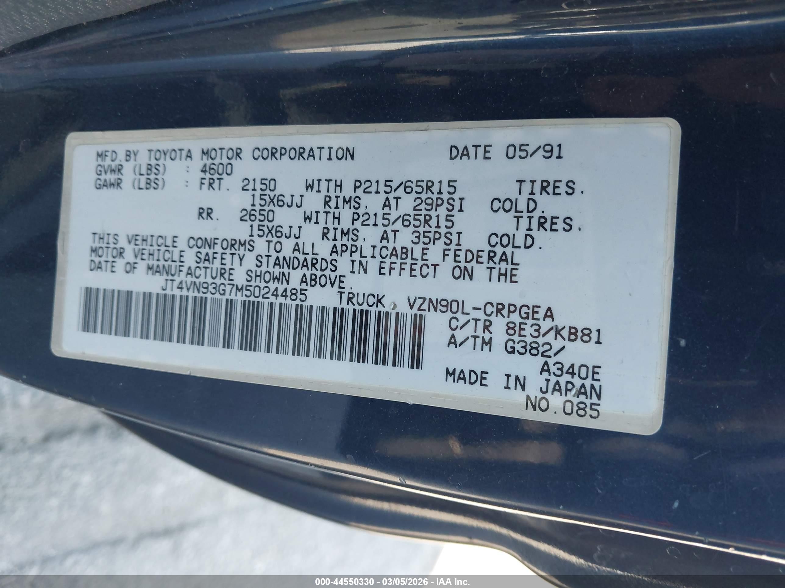 TOYOTA PICKUP image 9