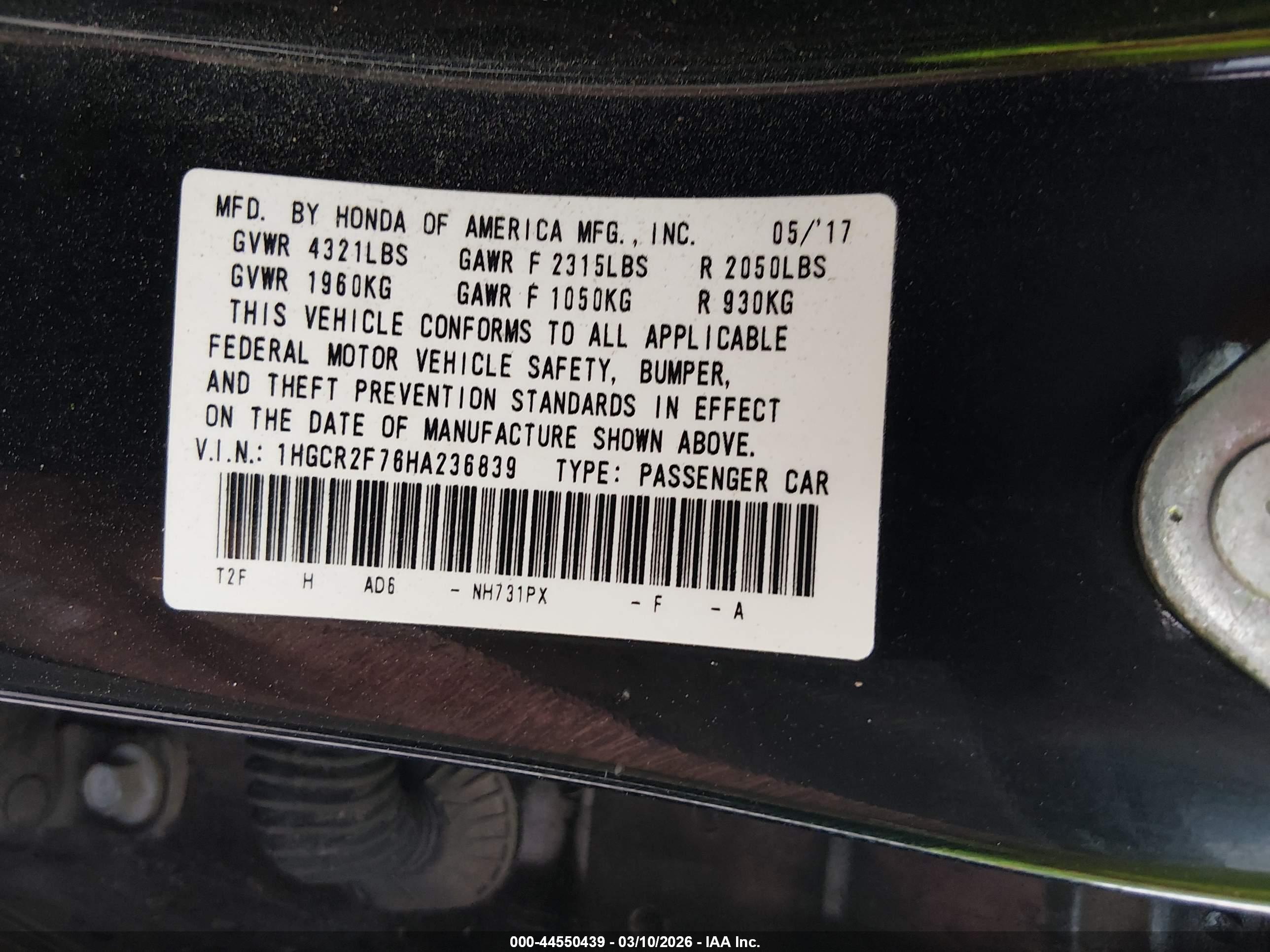 HONDA ACCORD image 9