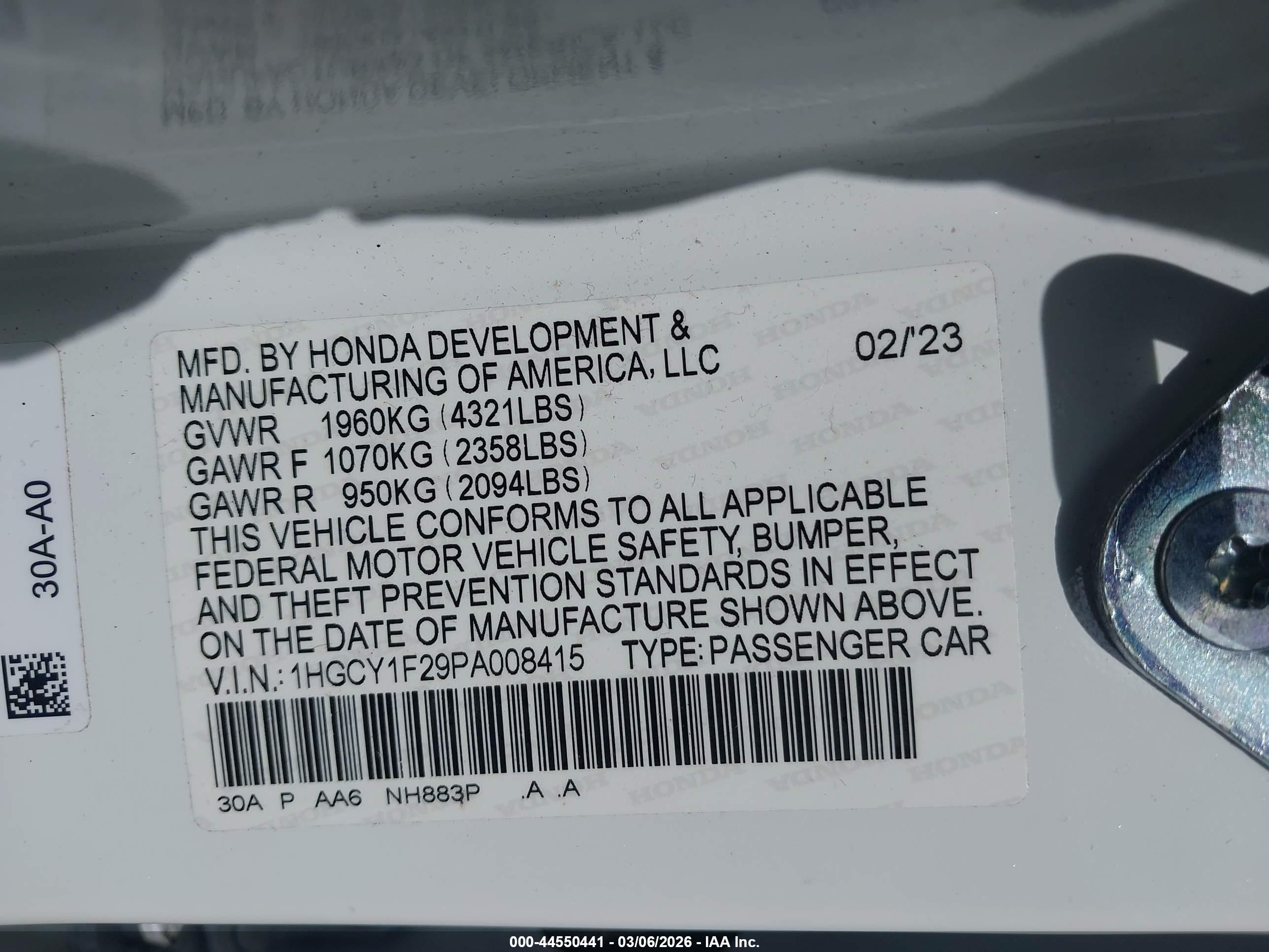 HONDA ACCORD image 9