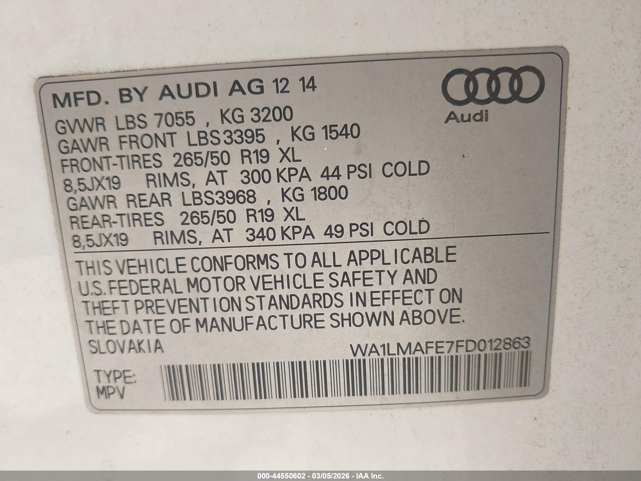 AUDI Q7 image 9