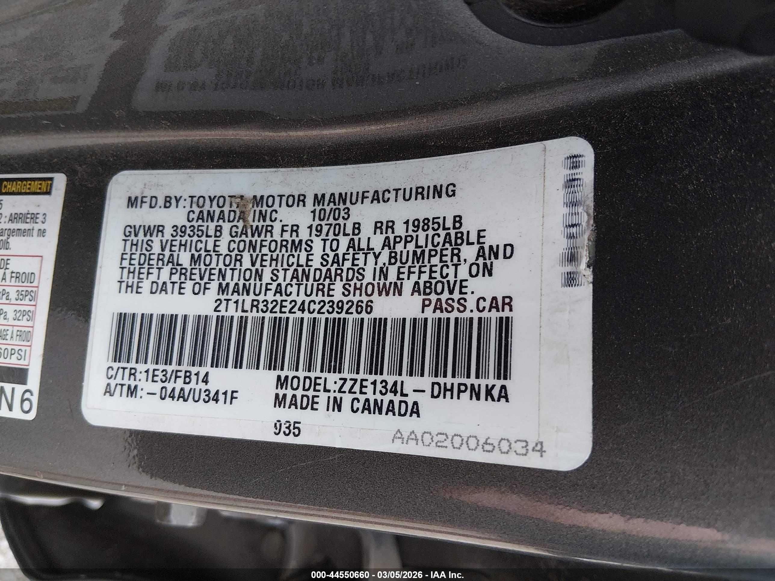 TOYOTA MATRIX image 9