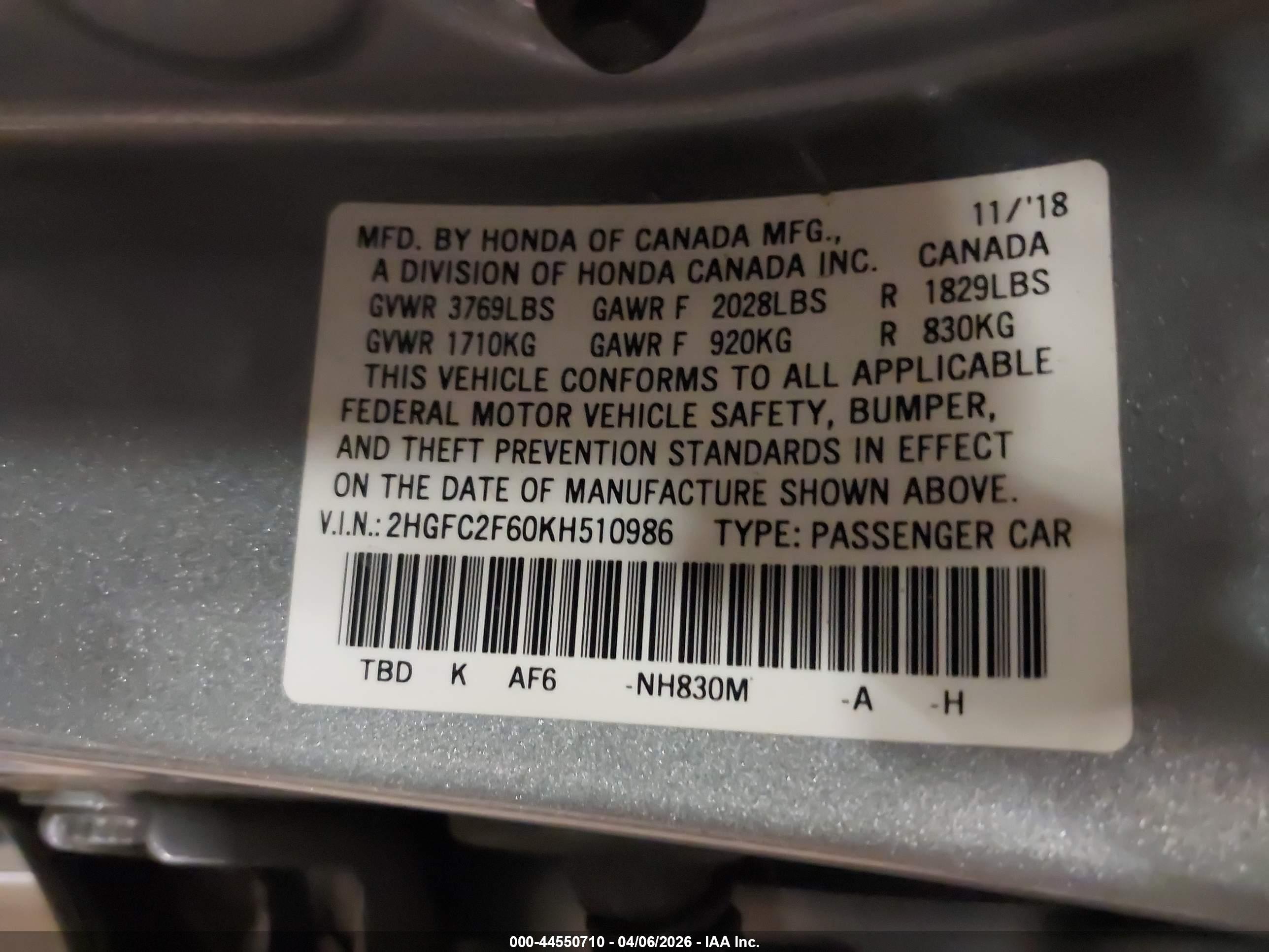 HONDA CIVIC image 9