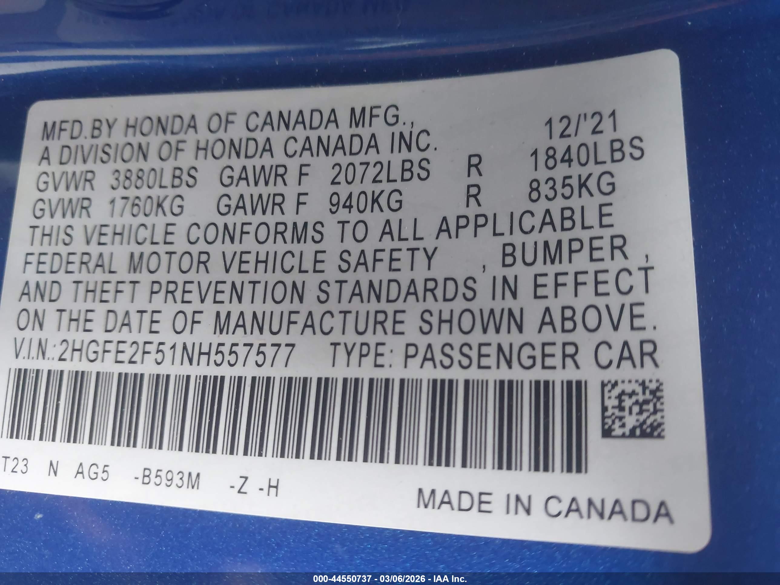 HONDA CIVIC image 9