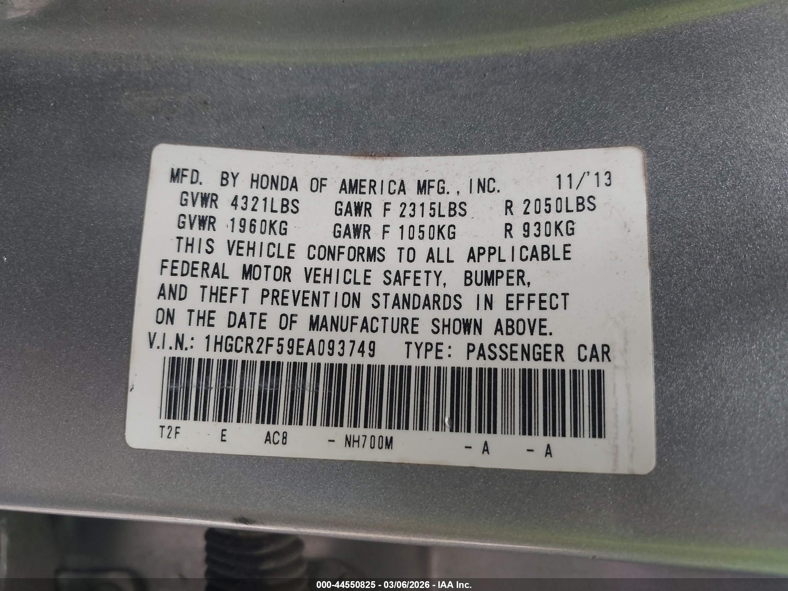 HONDA ACCORD image 9