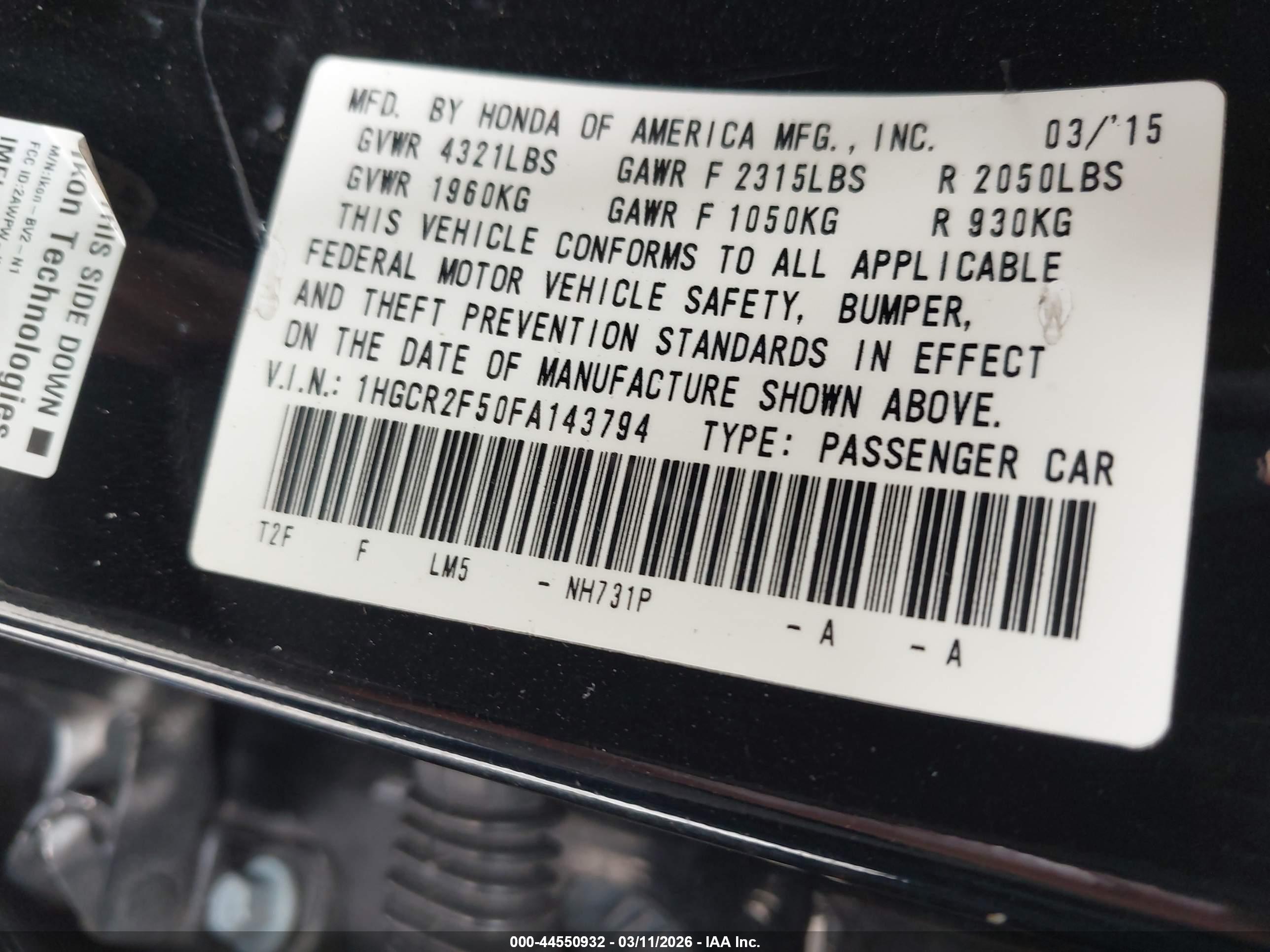 HONDA ACCORD image 9