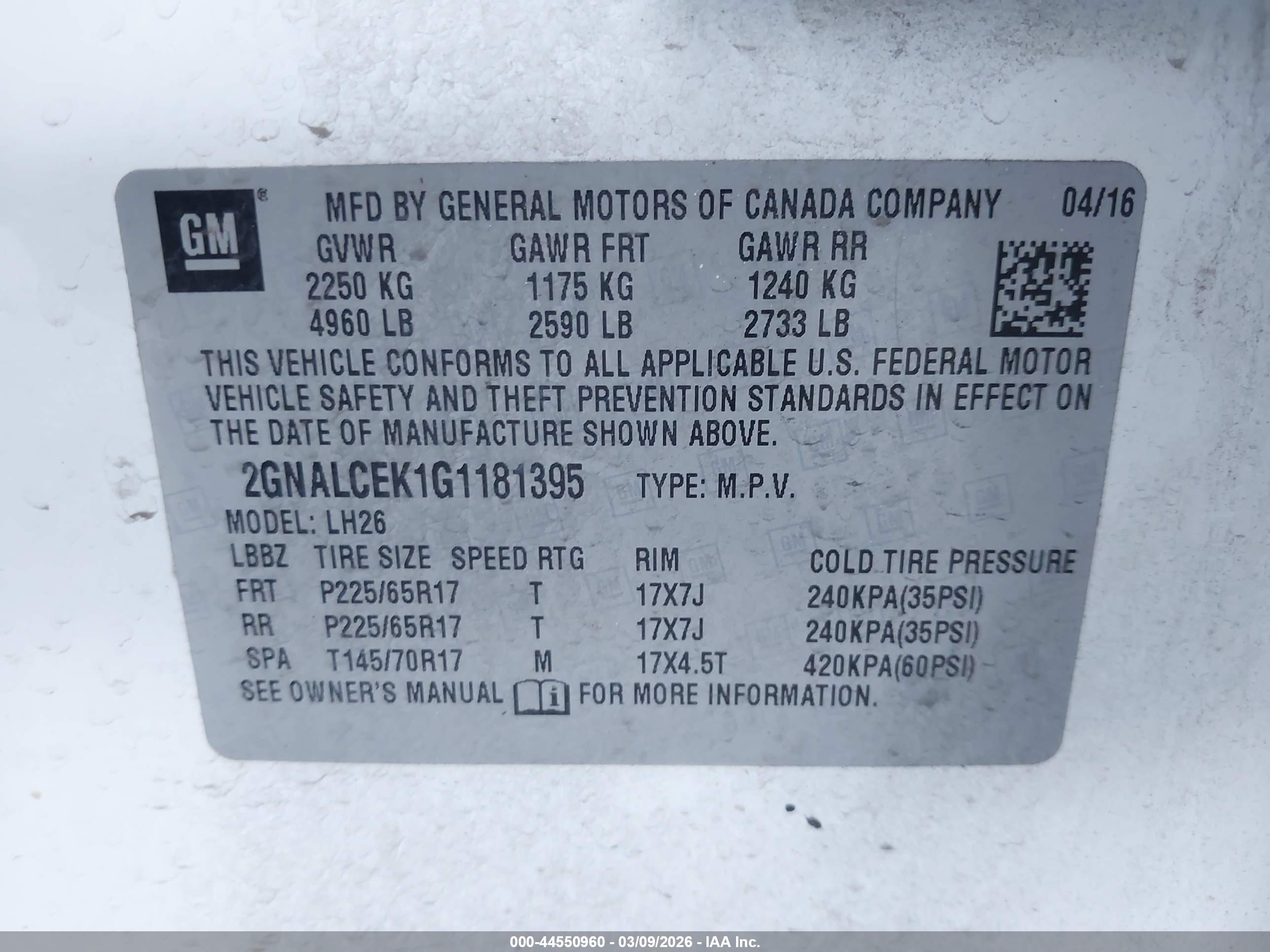 CHEVROLET EQUINOX image 9