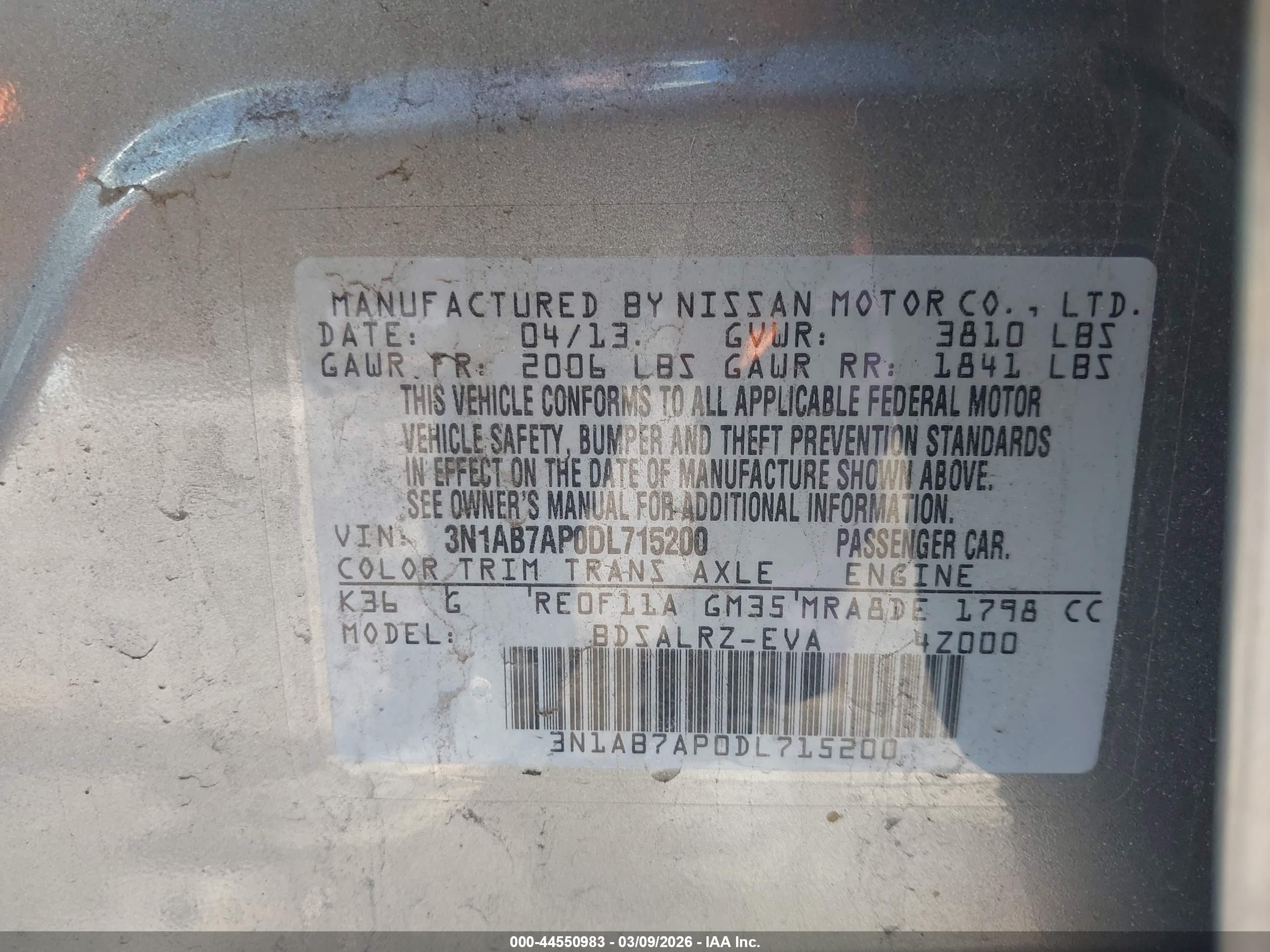 NISSAN SENTRA image 9