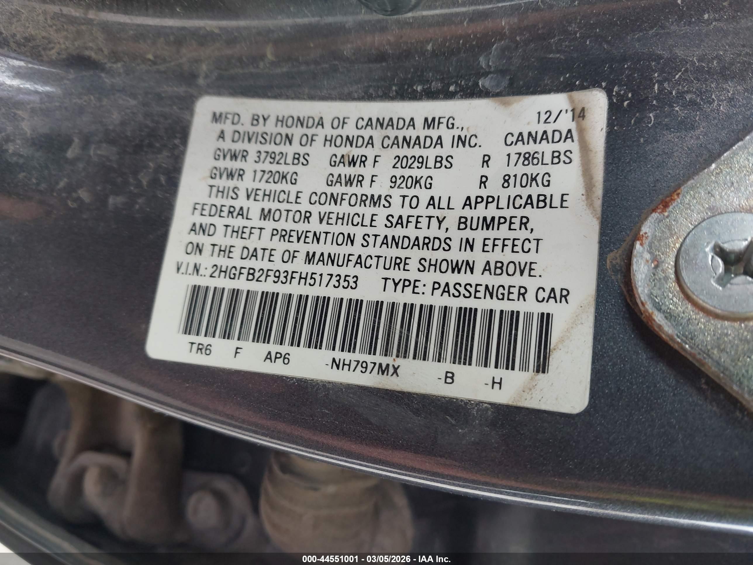 HONDA CIVIC image 9
