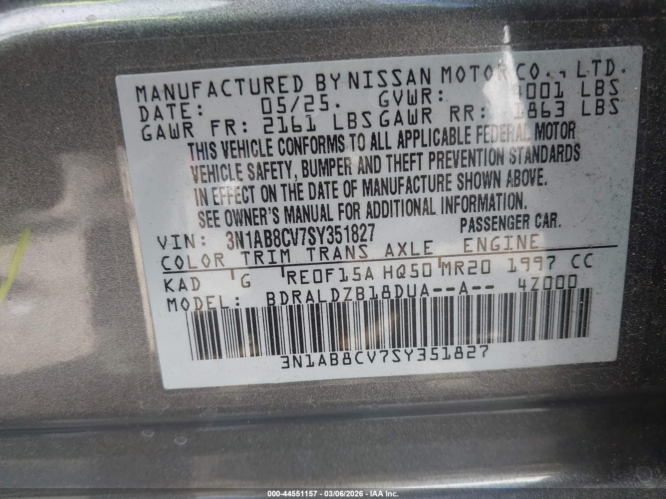 NISSAN SENTRA image 9