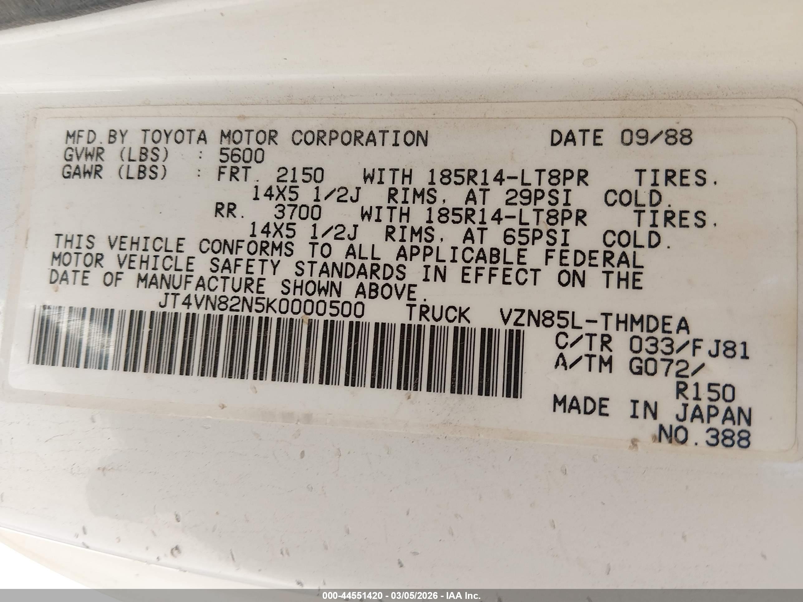 TOYOTA PICKUP image 9