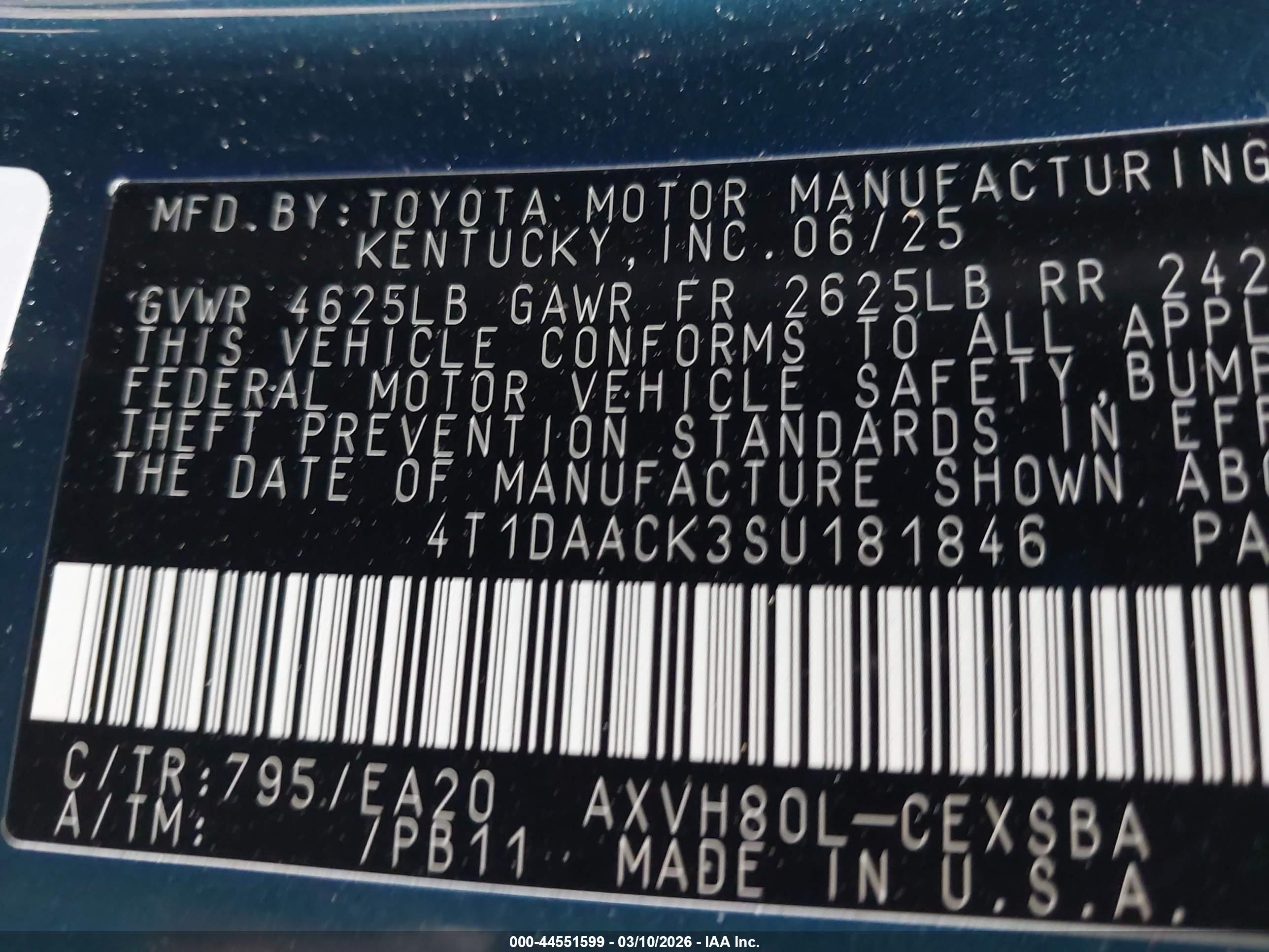 TOYOTA CAMRY image 9
