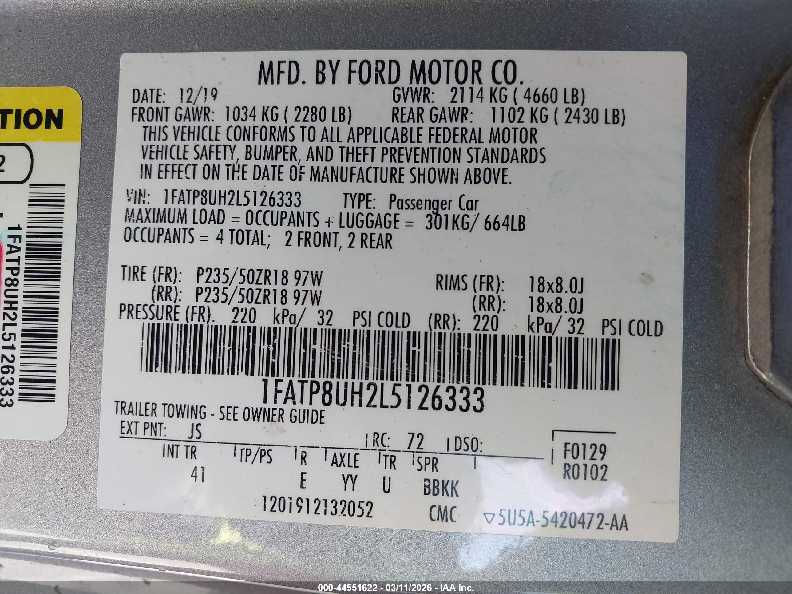 FORD MUSTANG image 9